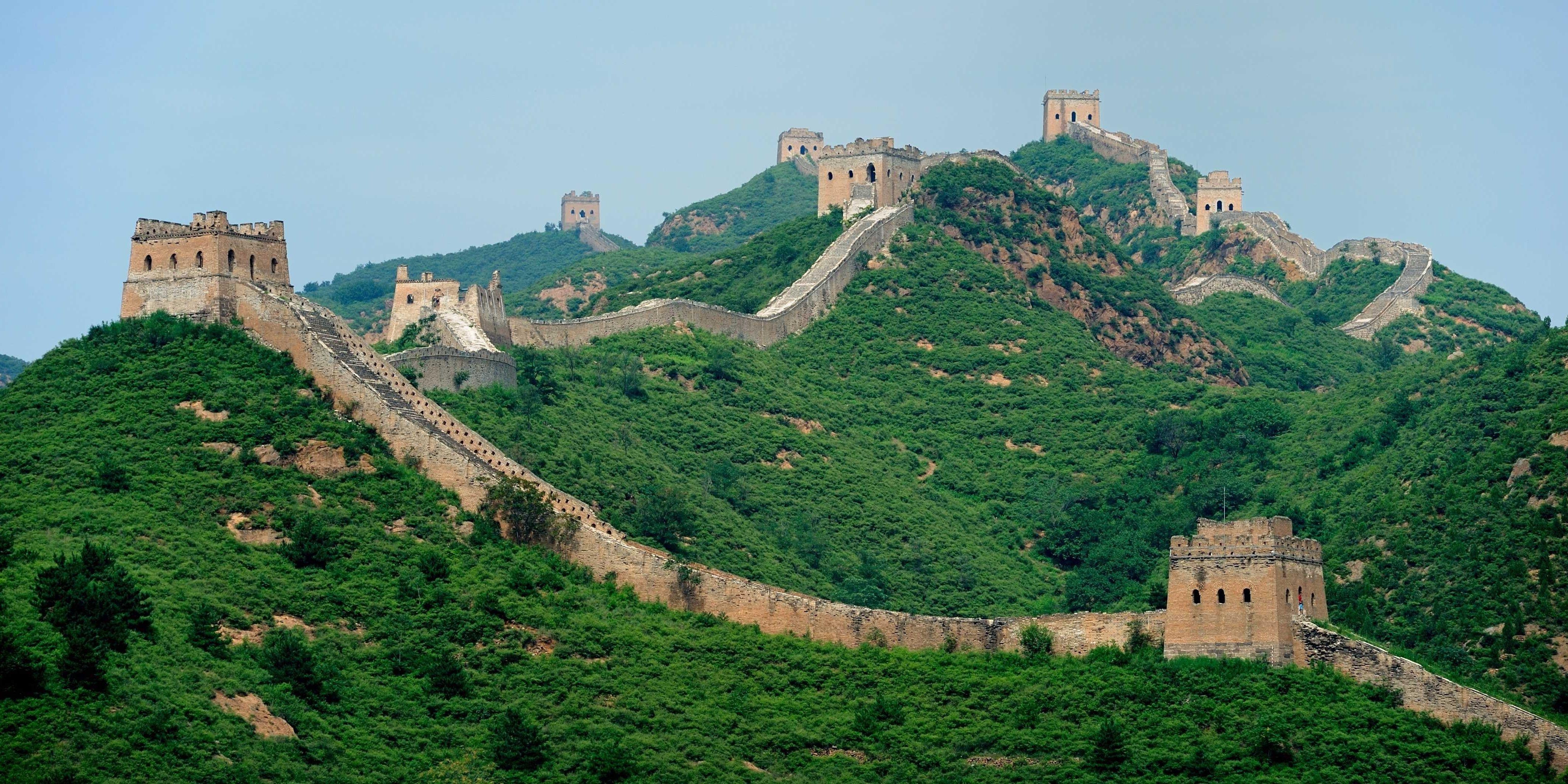 Chinesische Mauer, 4K, Ultra HD, Historisch, Majestätisch, 4250x2130 4K Desktop