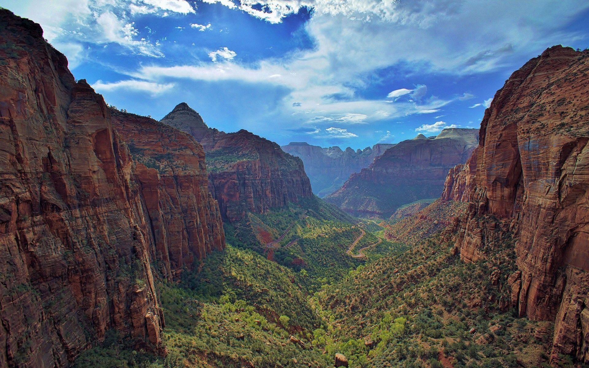 Zion Nationalpark, HD, Natur, Landschaft, USA, 1920x1200 HD Desktop