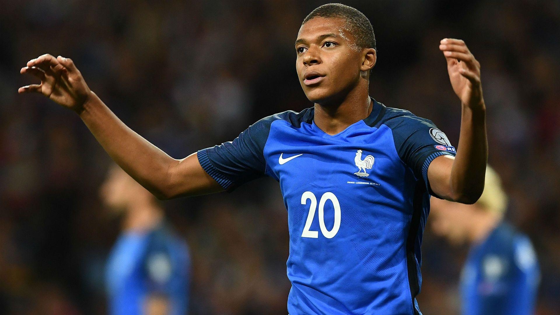 Kylian Mbappé, Frankreich, Hintergrund, Fußball, Bild, 1920x1080 Full HD Desktop