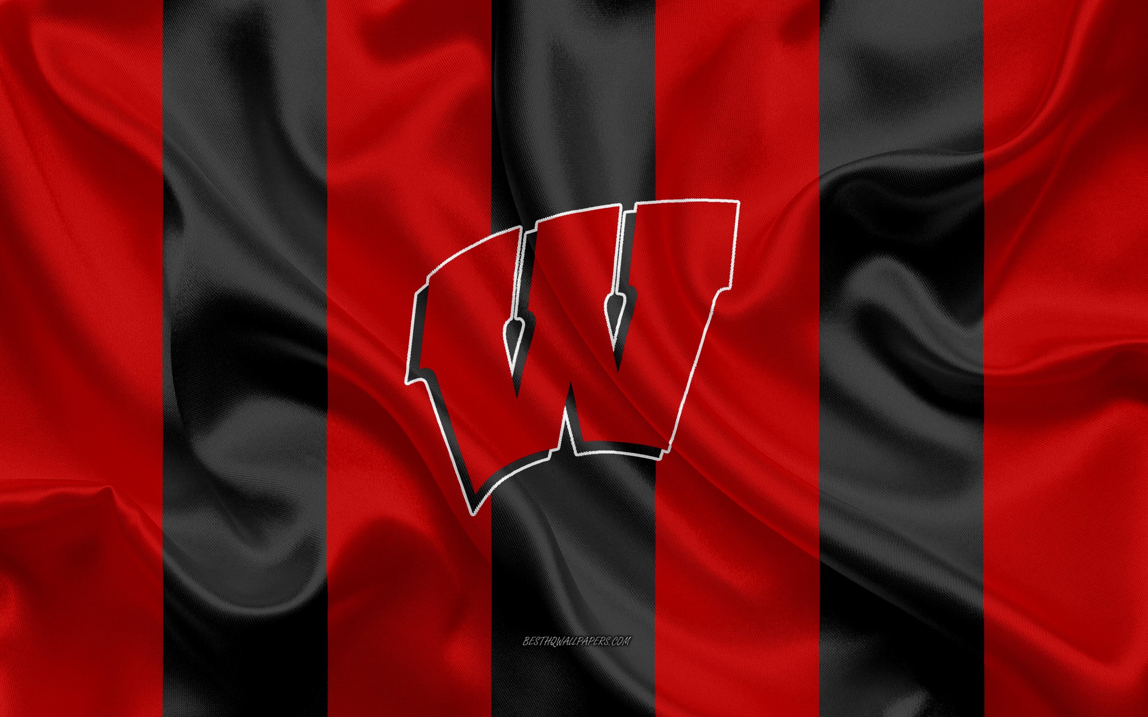 Wisconsin Badgers, American Football, Emblem, NCAA, Madison, 3840x2400 4K Desktop