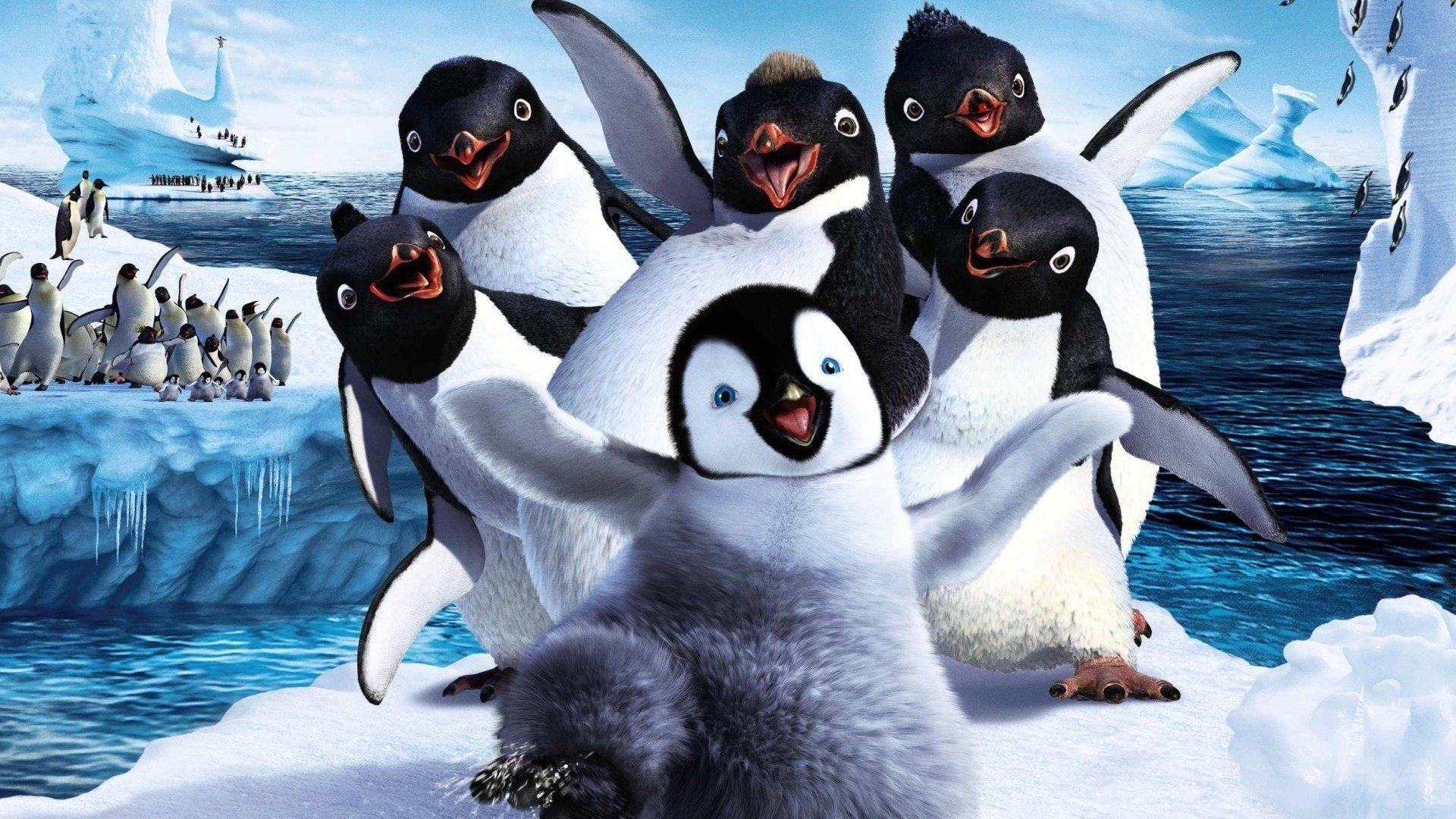 Happy Feet, HD, Zeichentrick, Film, Hintergrund, 1920x1080 Full HD Desktop