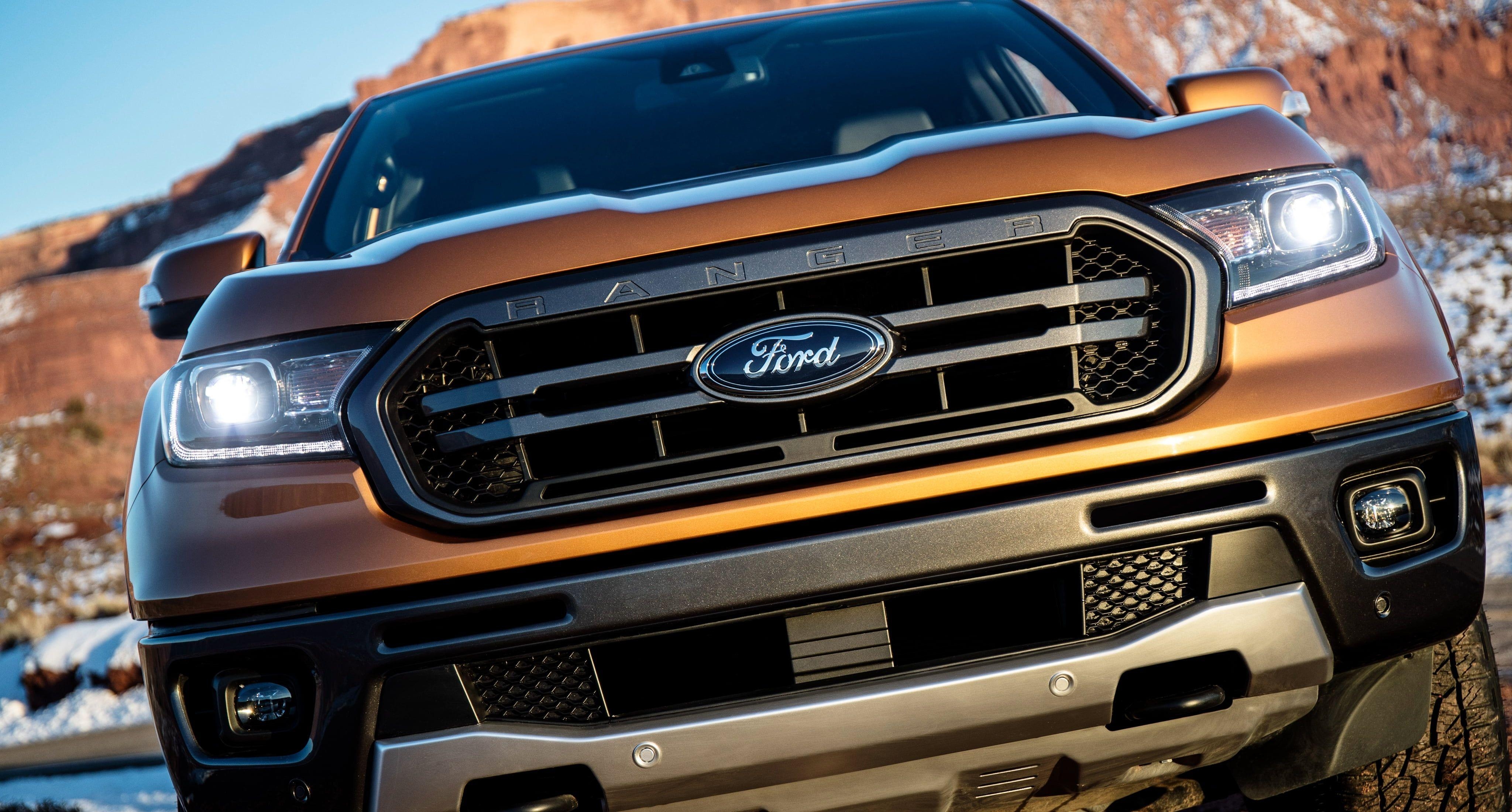 Brauner Ford Ranger, FX4 Lariat, SuperCrew, 2019, Fahrzeuge, 4100x2210 4K Desktop