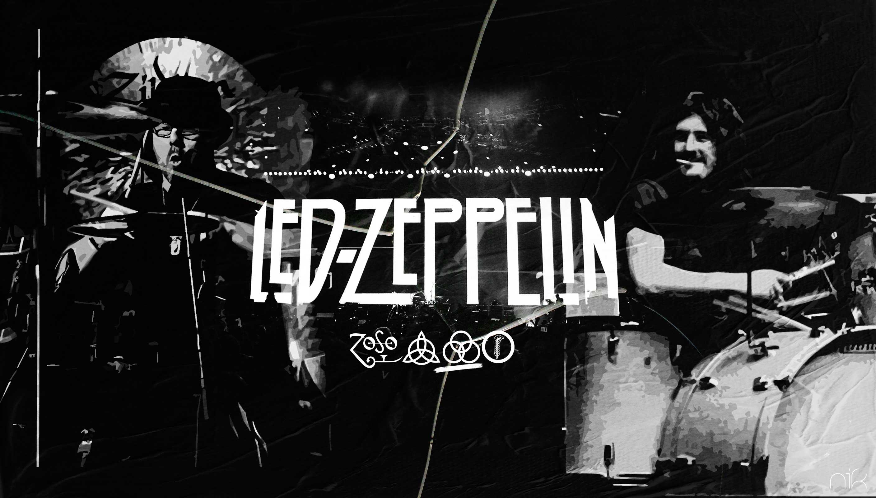 Led Zeppelin, Widescreen, Galerie, Rock, Band, 2820x1600 HD Desktop