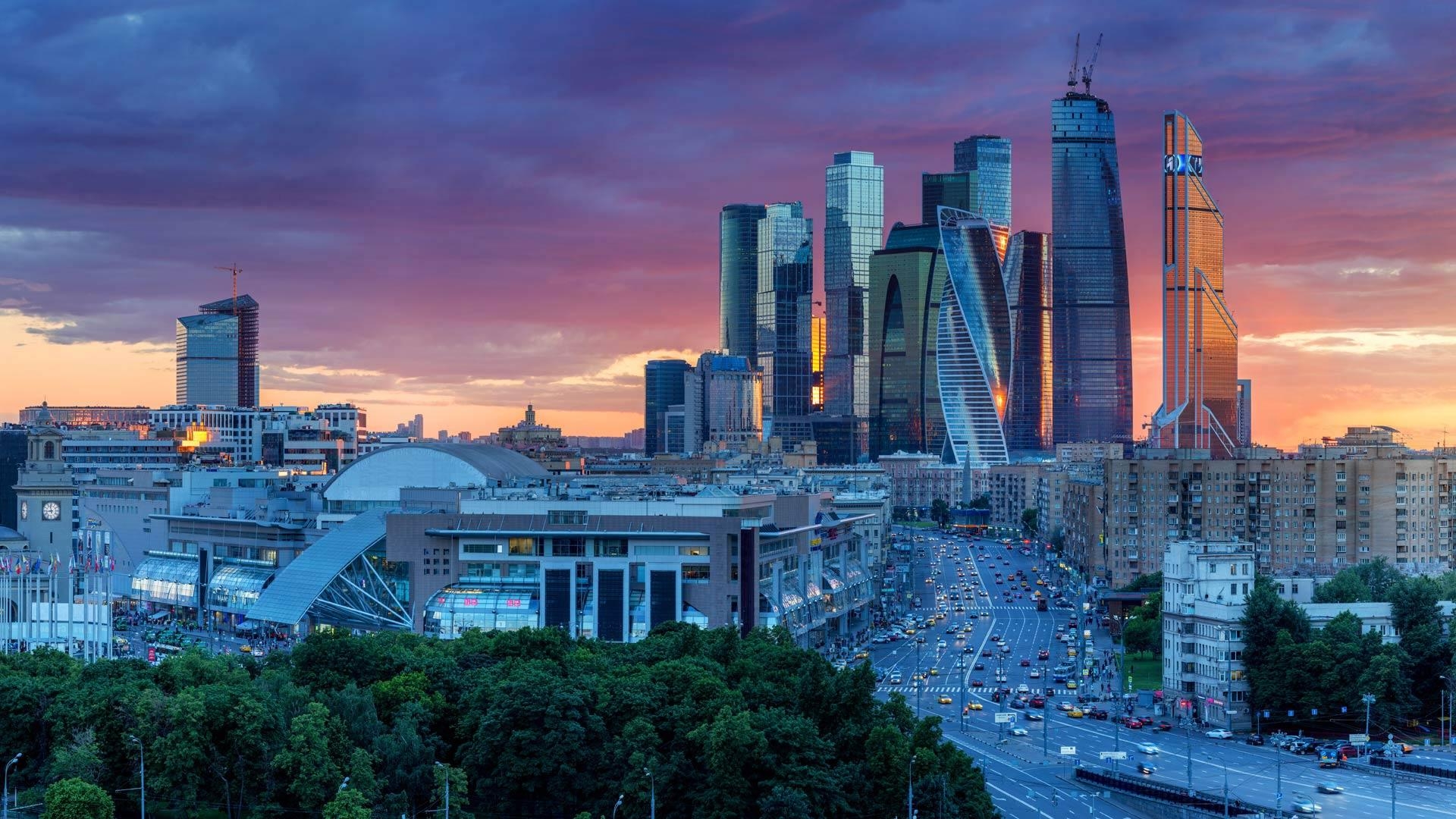 Moskau, Skyline, Reisen, Russland, Stadt, 1920x1080 Full HD Desktop