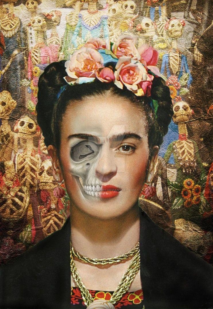 Frida Kahlo, Ikone, Kunst, Mexiko, Selbstporträt, 750x1080 HD Handy