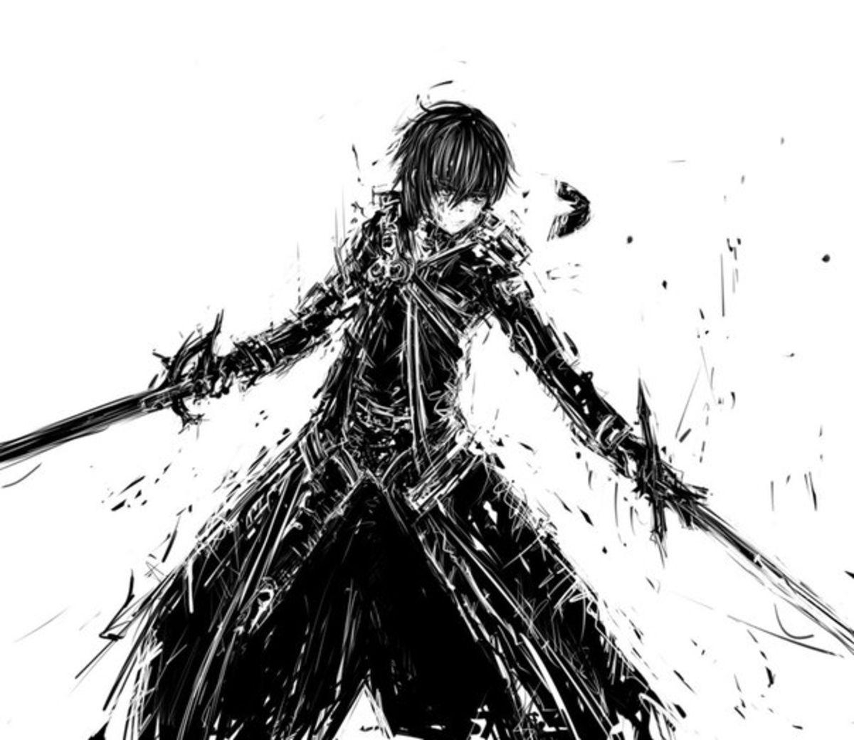 Kirito Kun, Anime, Schwert, Wunsch, HD, 1200x1040 HD Desktop