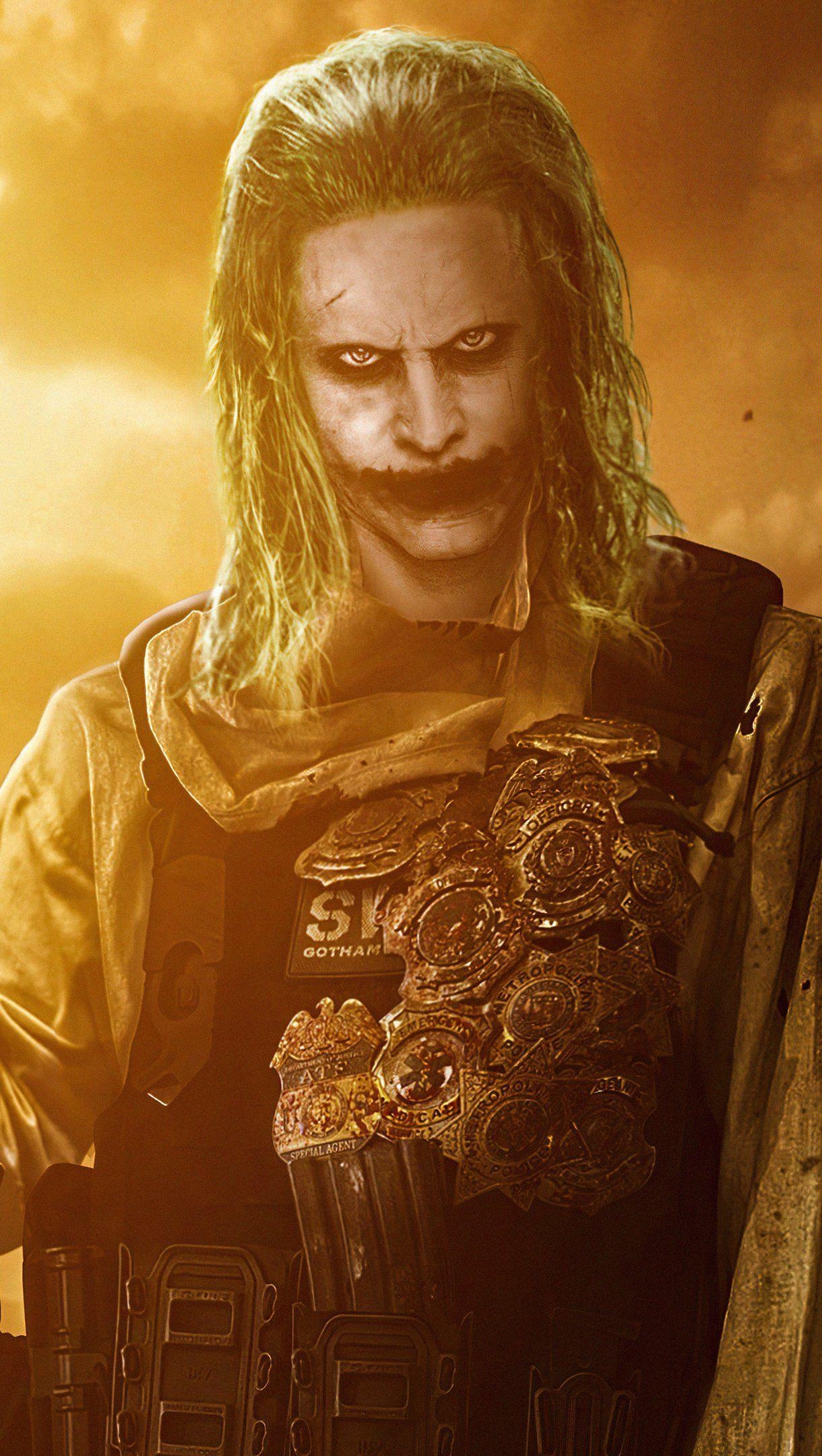 Jared Leto, Joker, Justice League, 4K, Schauspieler, 1220x2160 HD Handy