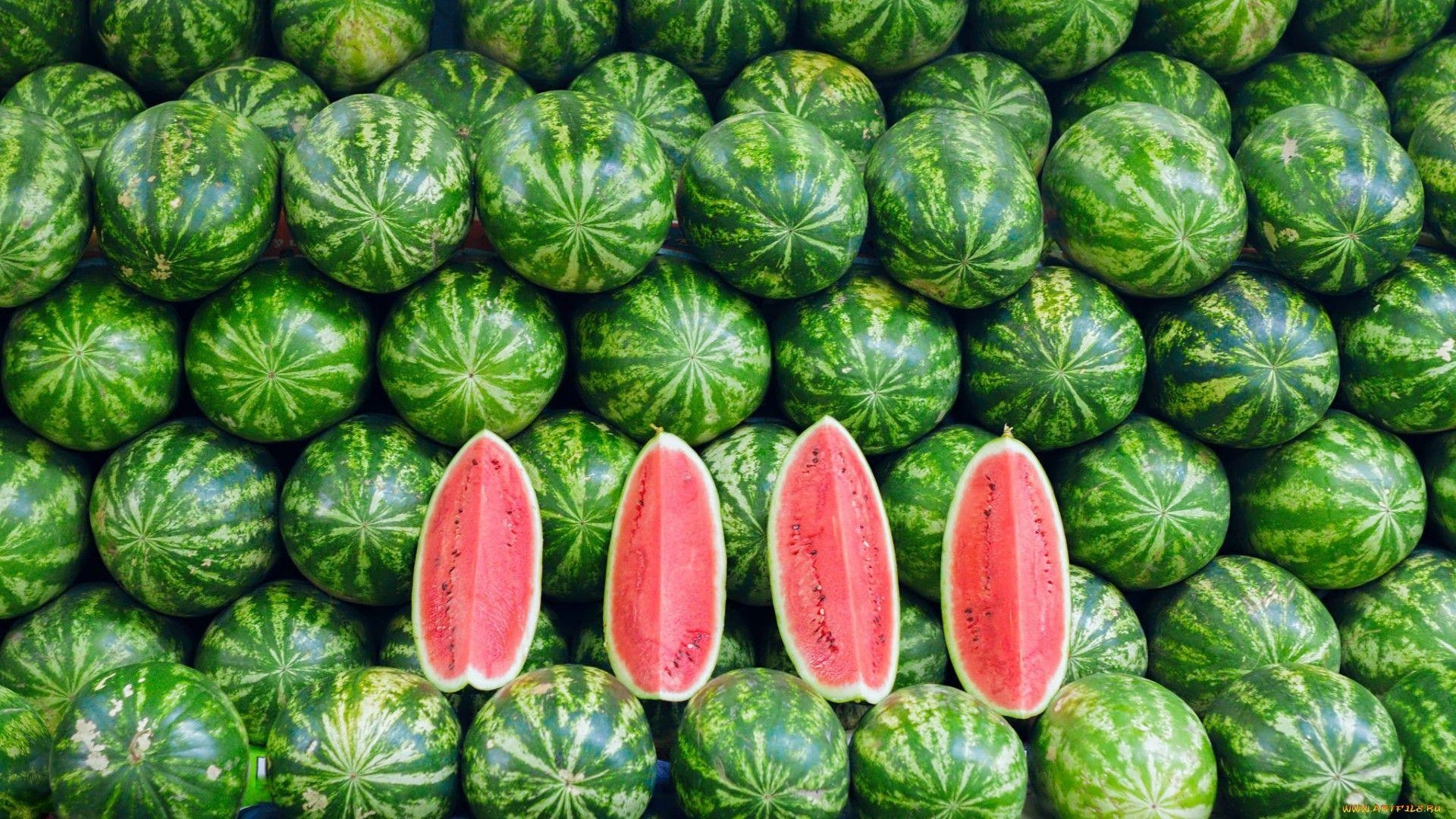 Sommerfrucht, Wassermelone, lebendig, Geschmack, Hintergrund, 1920x1080 Full HD Desktop