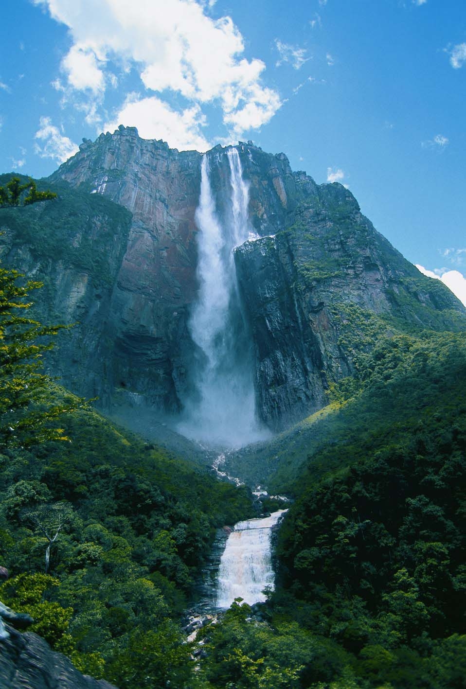 Angel Falls, Wasserfall, Venezuela, Landschaft, Reisen, 960x1420 HD Handy