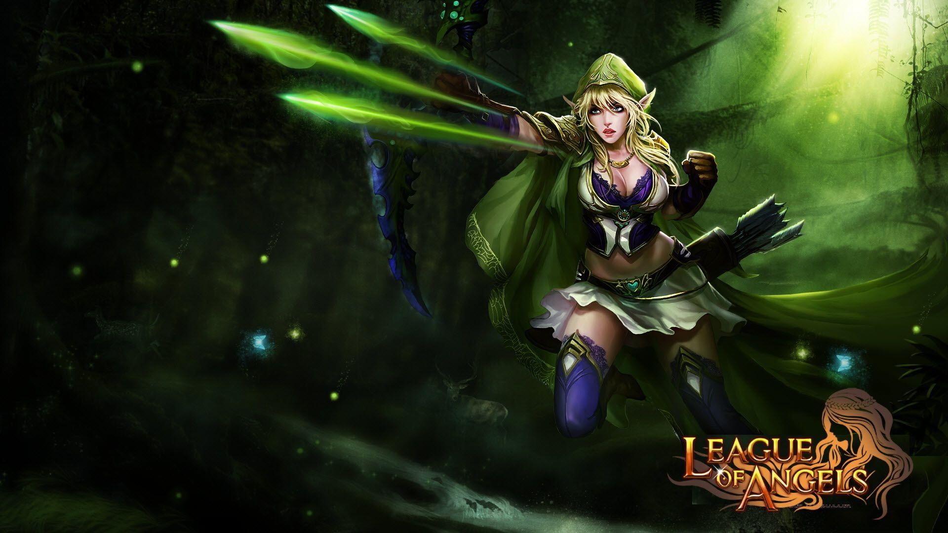 League of Angels, HD, Engel, Personas, Hintergrund, 1920x1080 Full HD Desktop