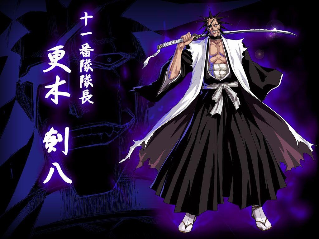 Männlich, Bleach, Zaraki Kenpachi, Anime, Charakter, 1030x770 HD Desktop