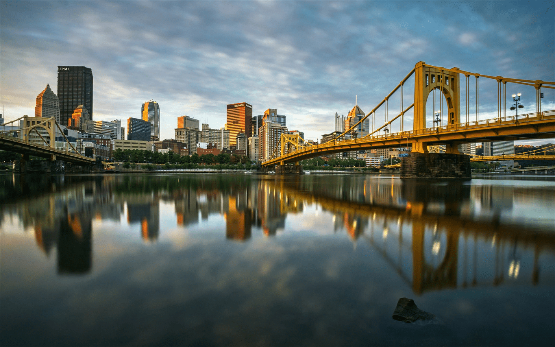 Pittsburgh, Roberto Clemente Brücke, Nord, Downloads, 1920x1200 HD Desktop