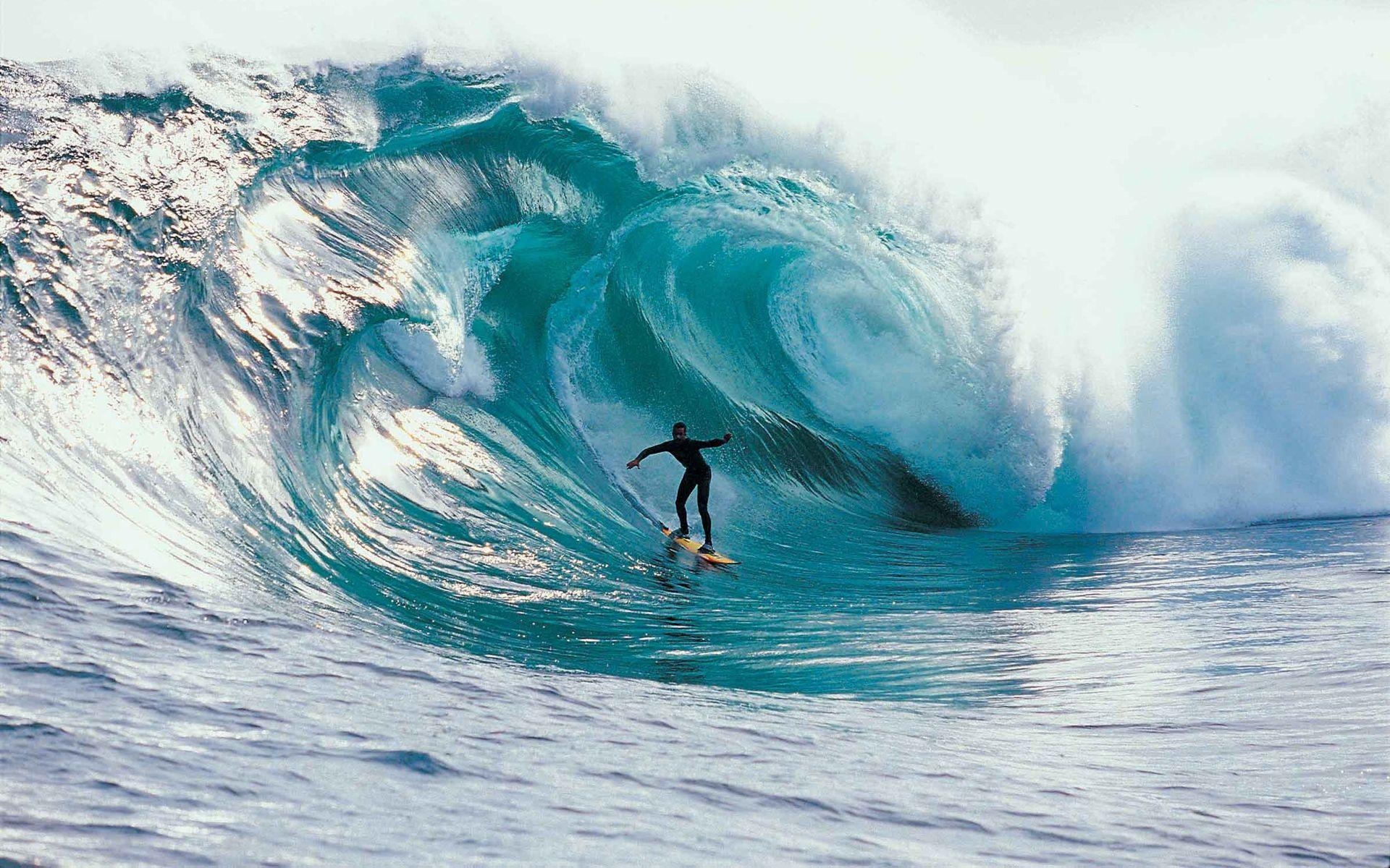 Extremes Surfen, Ozean, Adrenalin, Surfen, Wellen, 1920x1200 HD Desktop