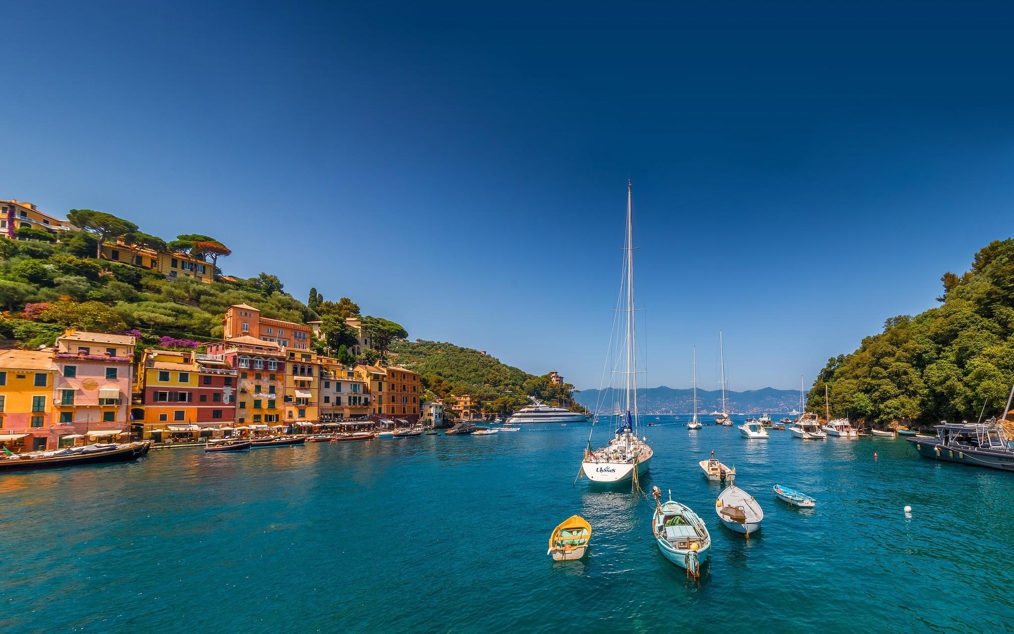 Portofino, Italien, Reisen, Natur, Hintergrund, 2050x1280 HD Desktop