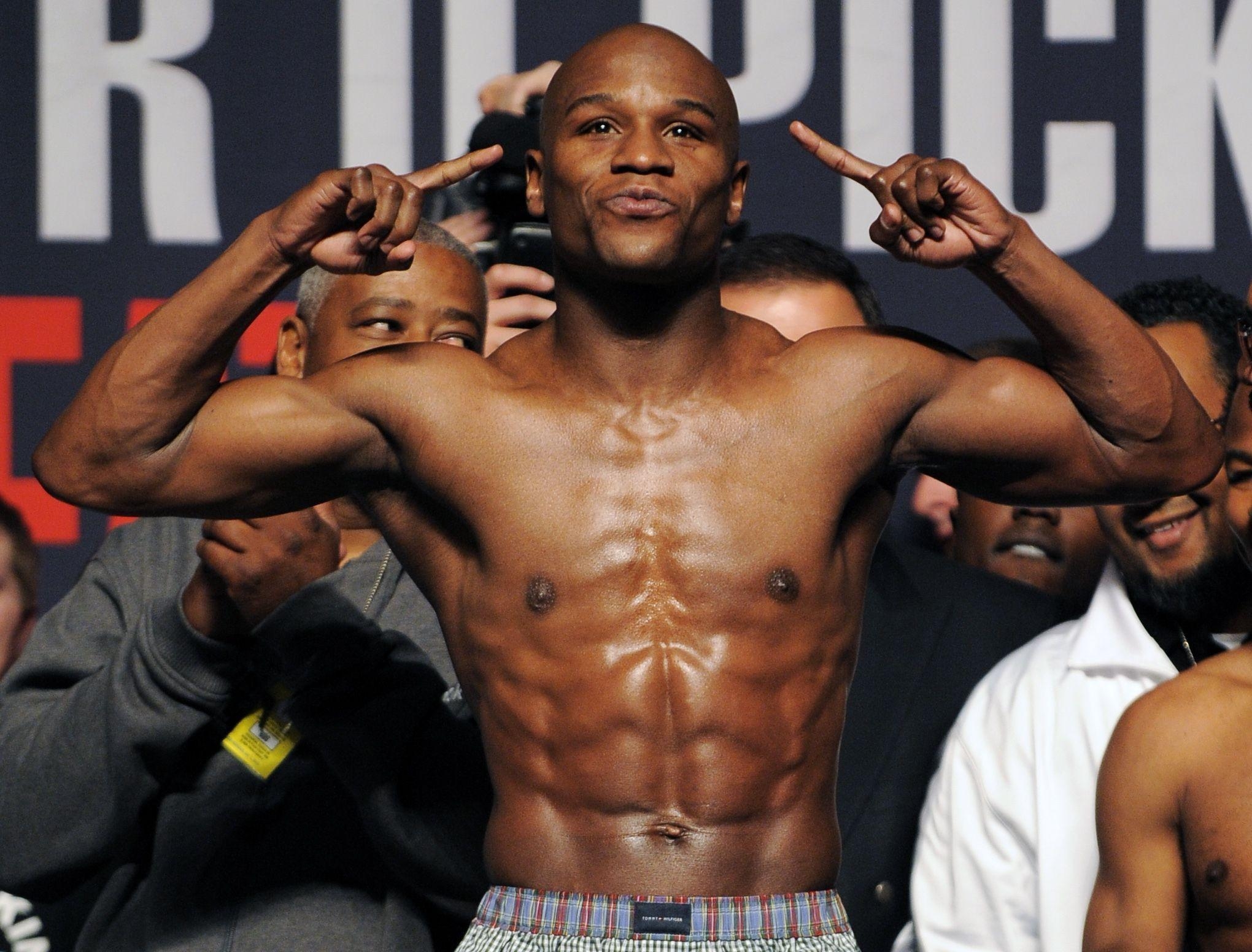 Floyd Mayweather, Bauchmuskeln, Boxen, Sport, Bild, 2040x1560 HD Desktop