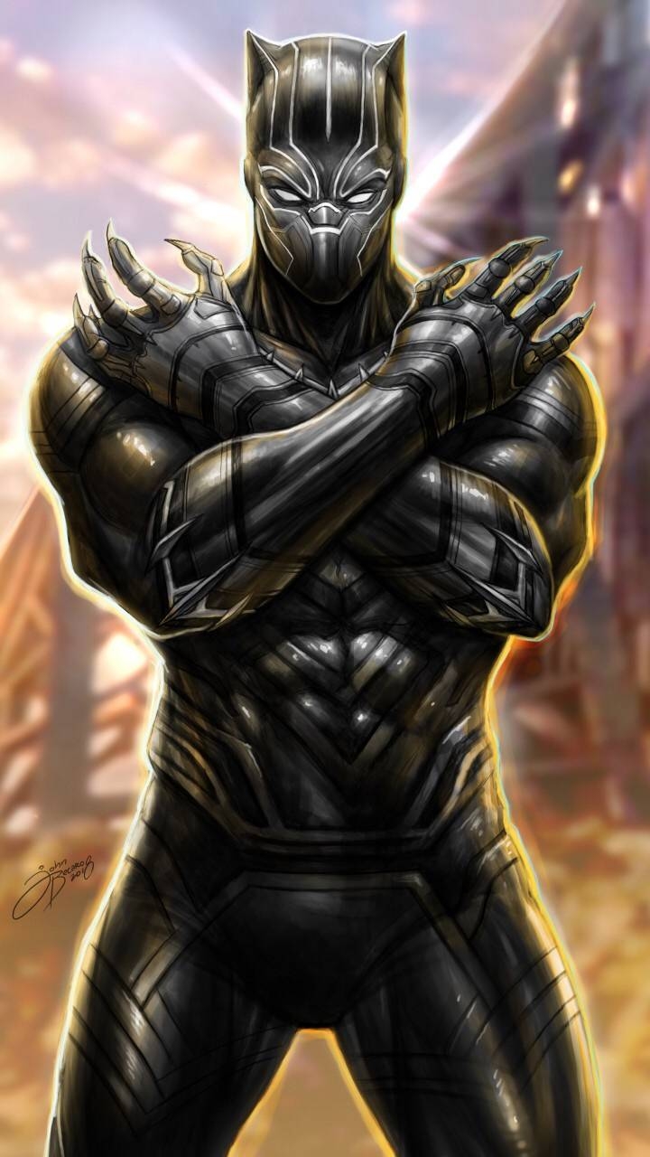 Black Panther, Marvel, Film, Superhelden, Wallpaper, 720x1280 HD Handy