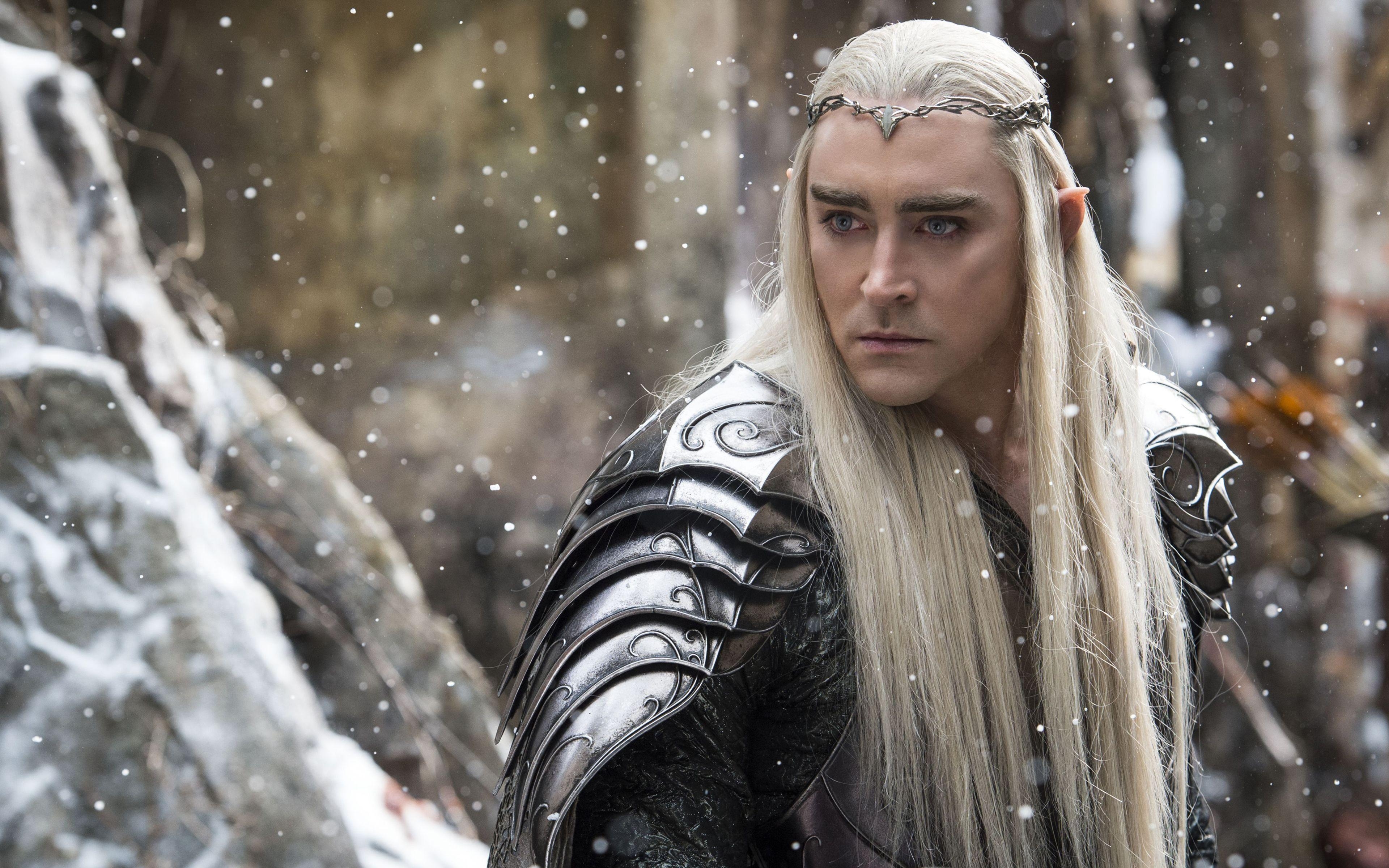 Thranduil, Lee Pace, Hobbit, Smaugs Einöde, 2014, 3840x2400 4K Desktop