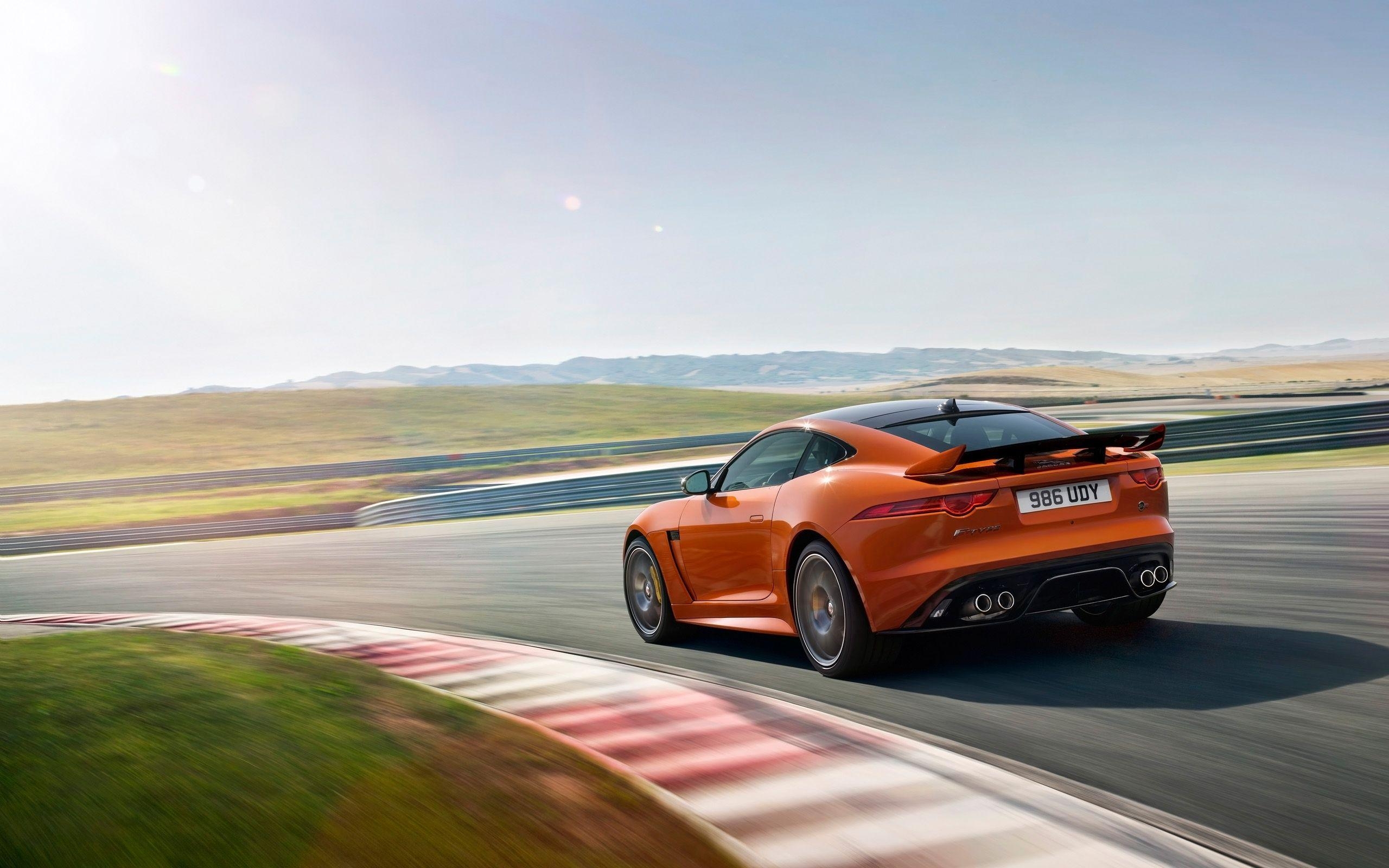 Rennstrecke, Jaguar F-Type, SVR Coupé, HD, Auto, 2560x1600 HD Desktop