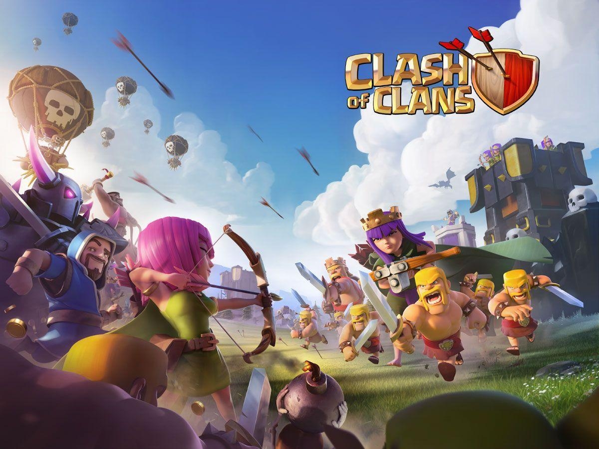 Clash of Clans, Spiel, Strategie, Hintergrund, Design, 1200x900 HD Desktop