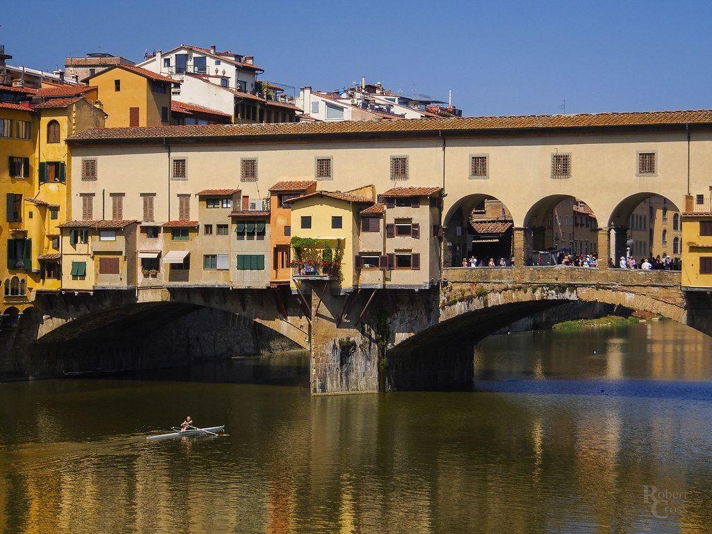 Ponte Vecchio, Farbenfroh, Gebäude, Mittelalter, Florenz, 1030x770 HD Desktop