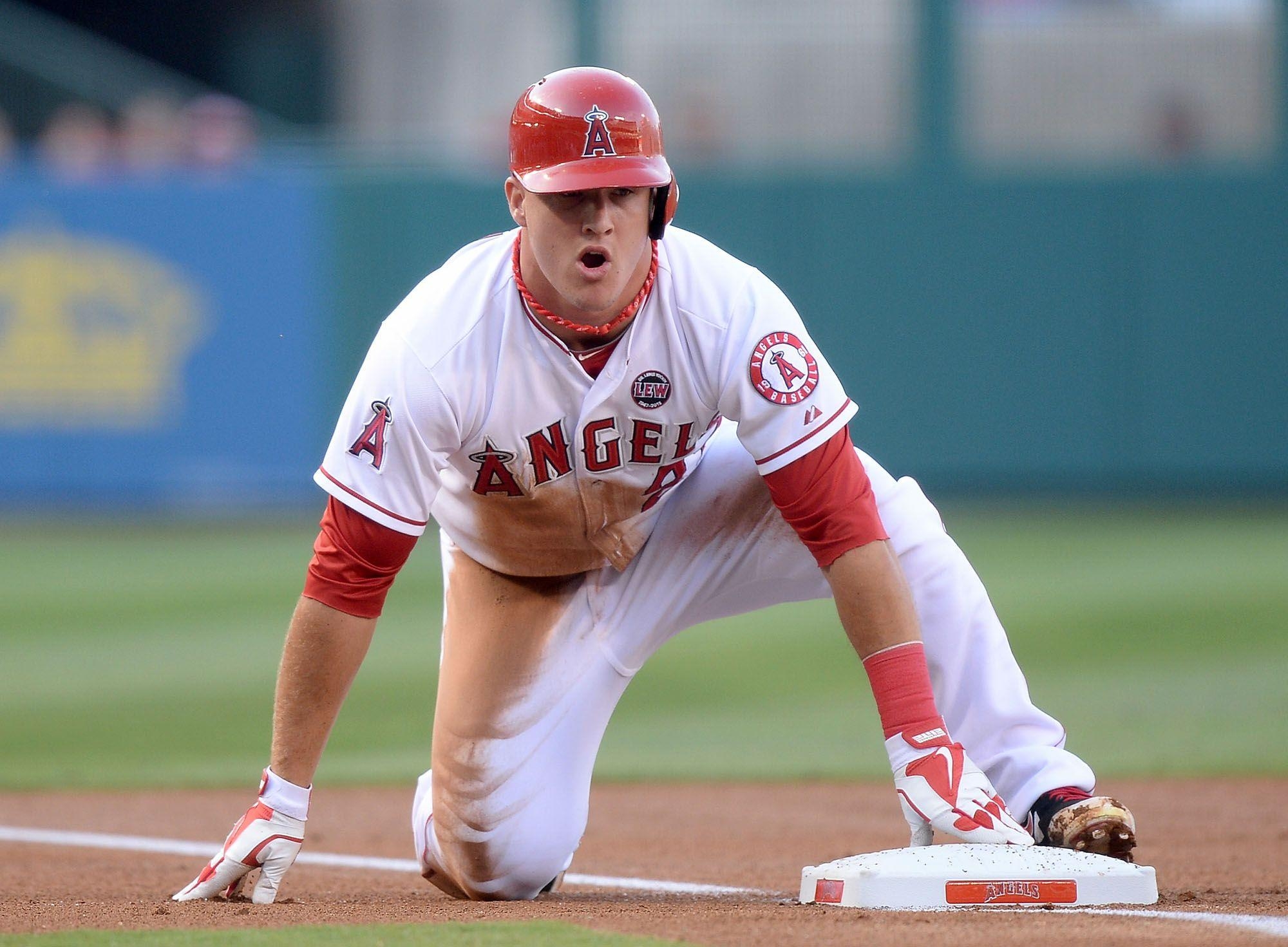 Mike Trout, Los Angeles, Sport, Baseball, Hintergrund, 2000x1480 HD Desktop