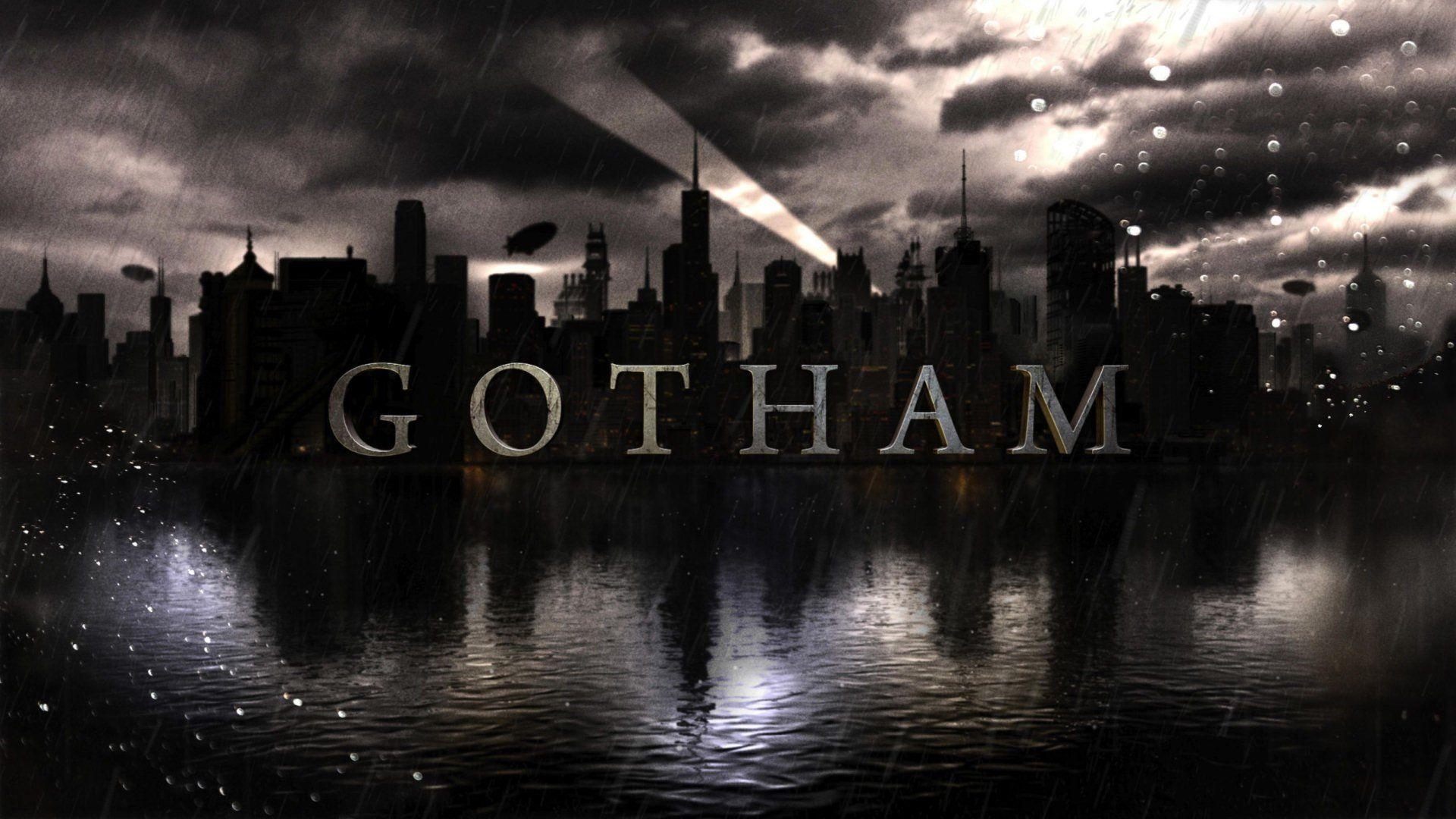 Gotham, HD Hintergrund, Stadtbild, Batman, Dunkel, 1920x1080 Full HD Desktop