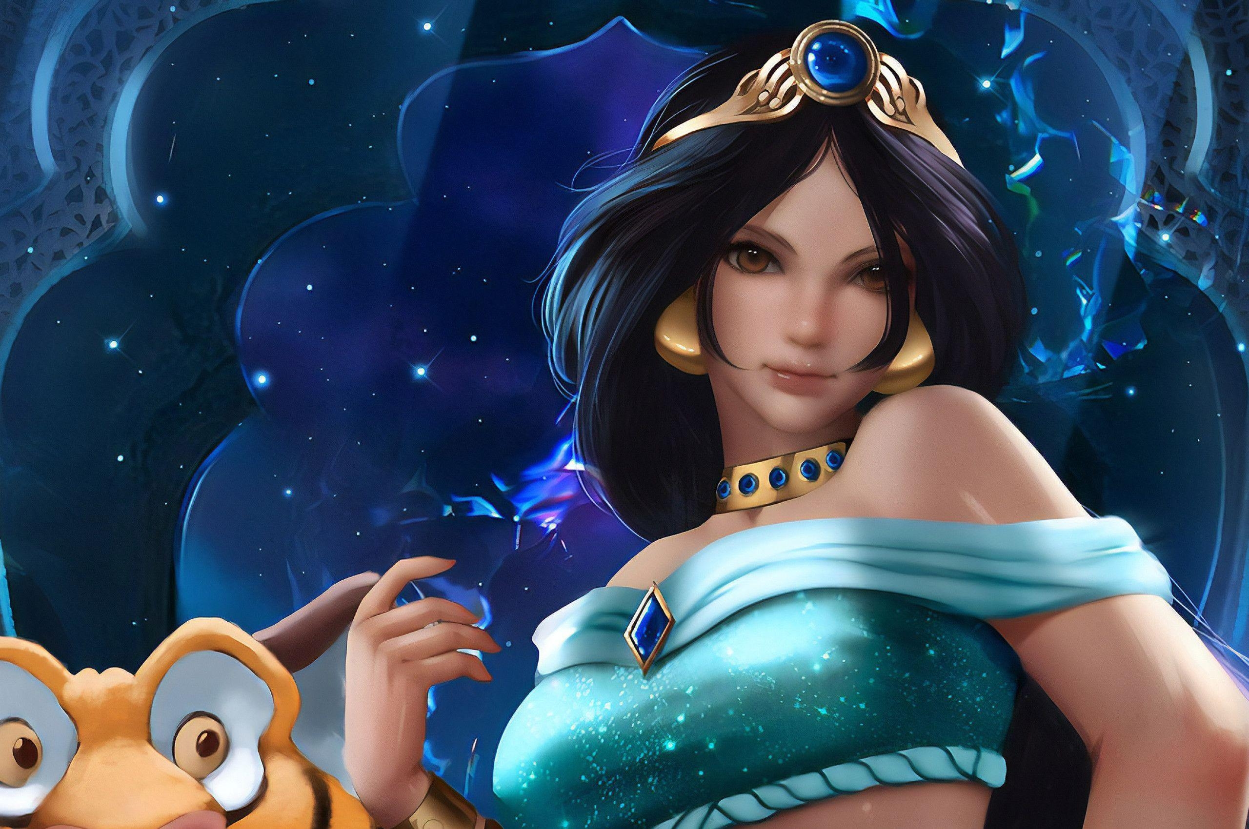 Prinzessin Jasmin, neues Kunstwerk, Disney, Chromebooks, Aladdin, 2560x1700 HD Desktop