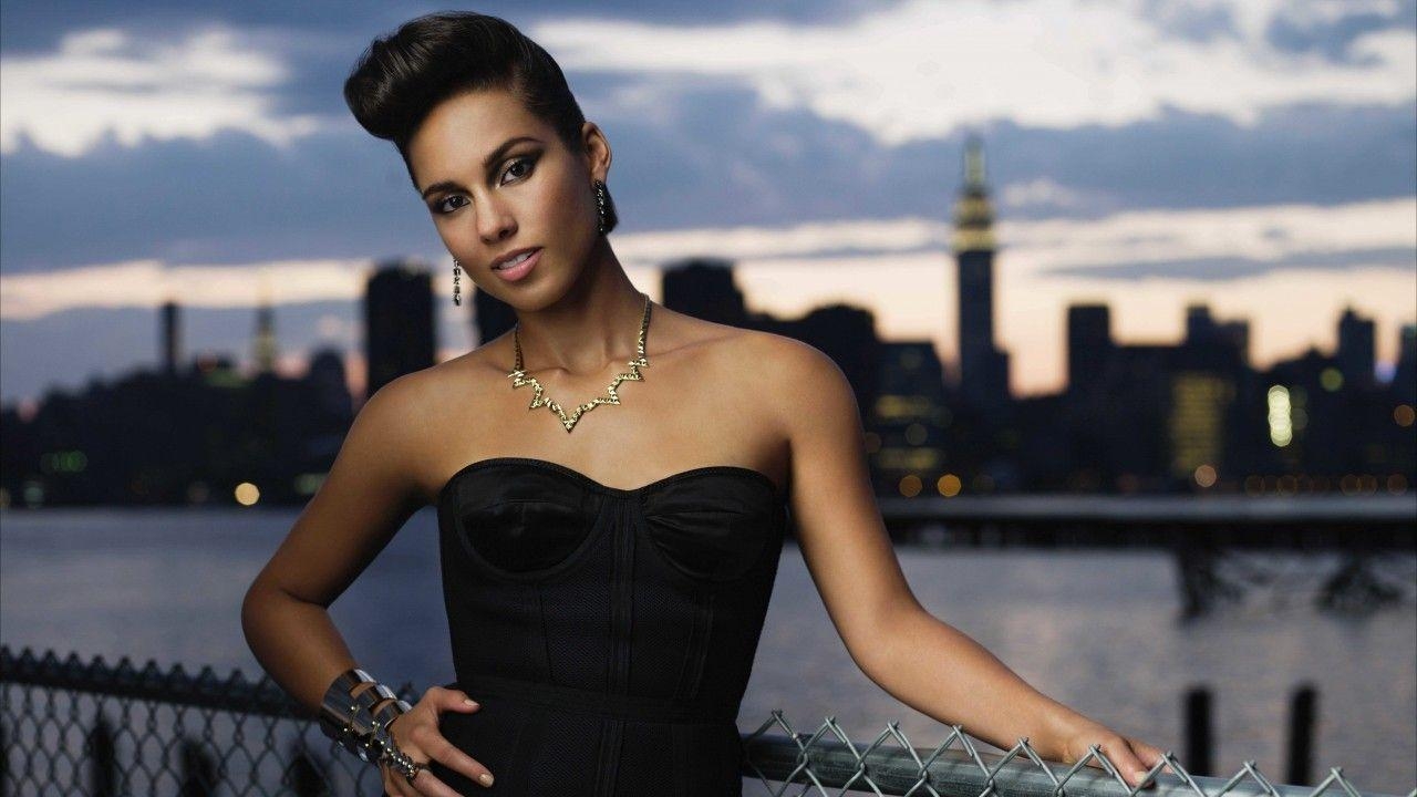 Alicia Keys, Girl on Fire, Musik, Album, Sängerin, 1280x720 HD Desktop