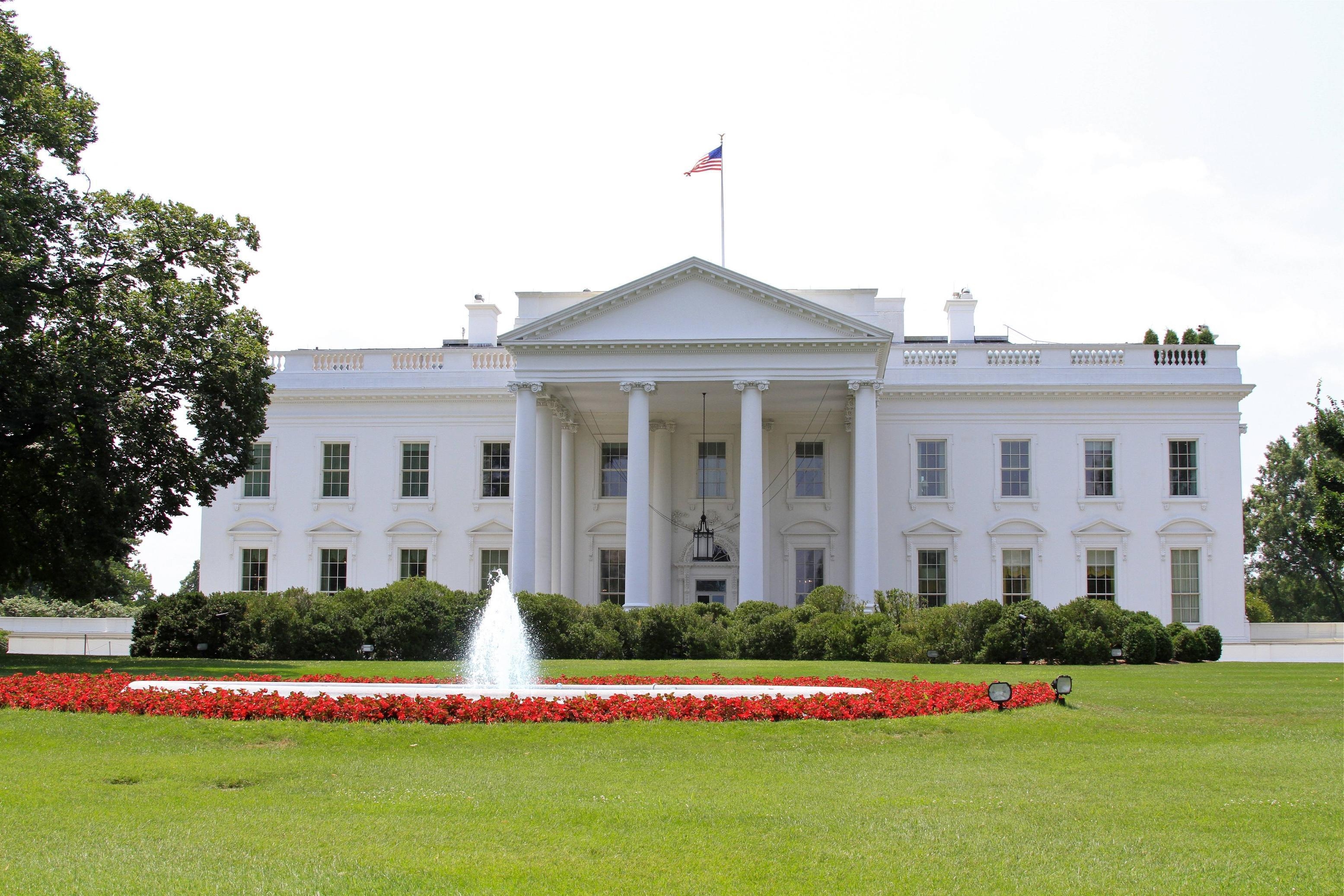 Weiße Haus, Hintergrund, Washington, Regierung, Reisen, 3110x2080 HD Desktop