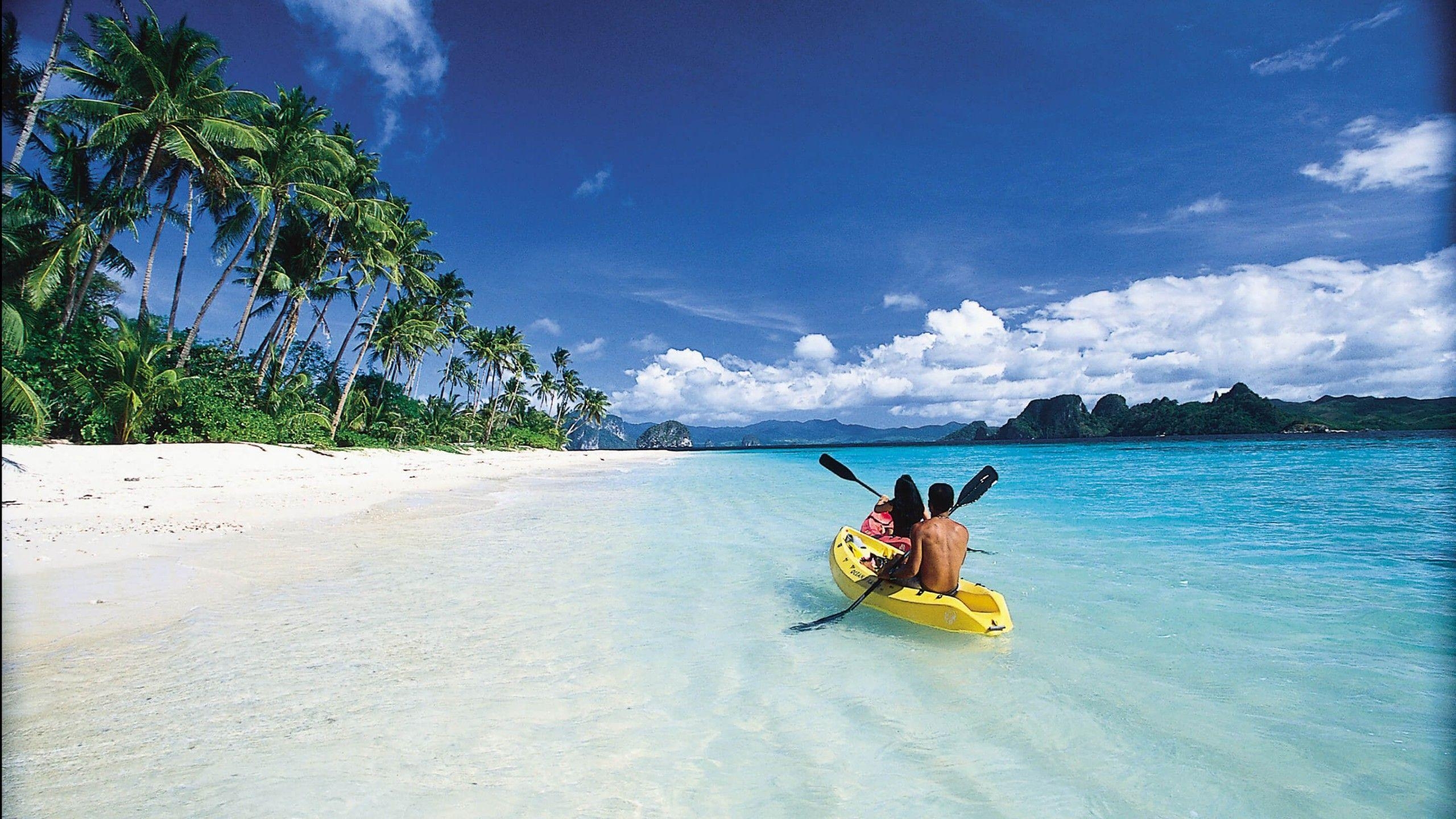 Download, El Nido, Strand, Palawan, Philippinen, 2560x1440 HD Desktop