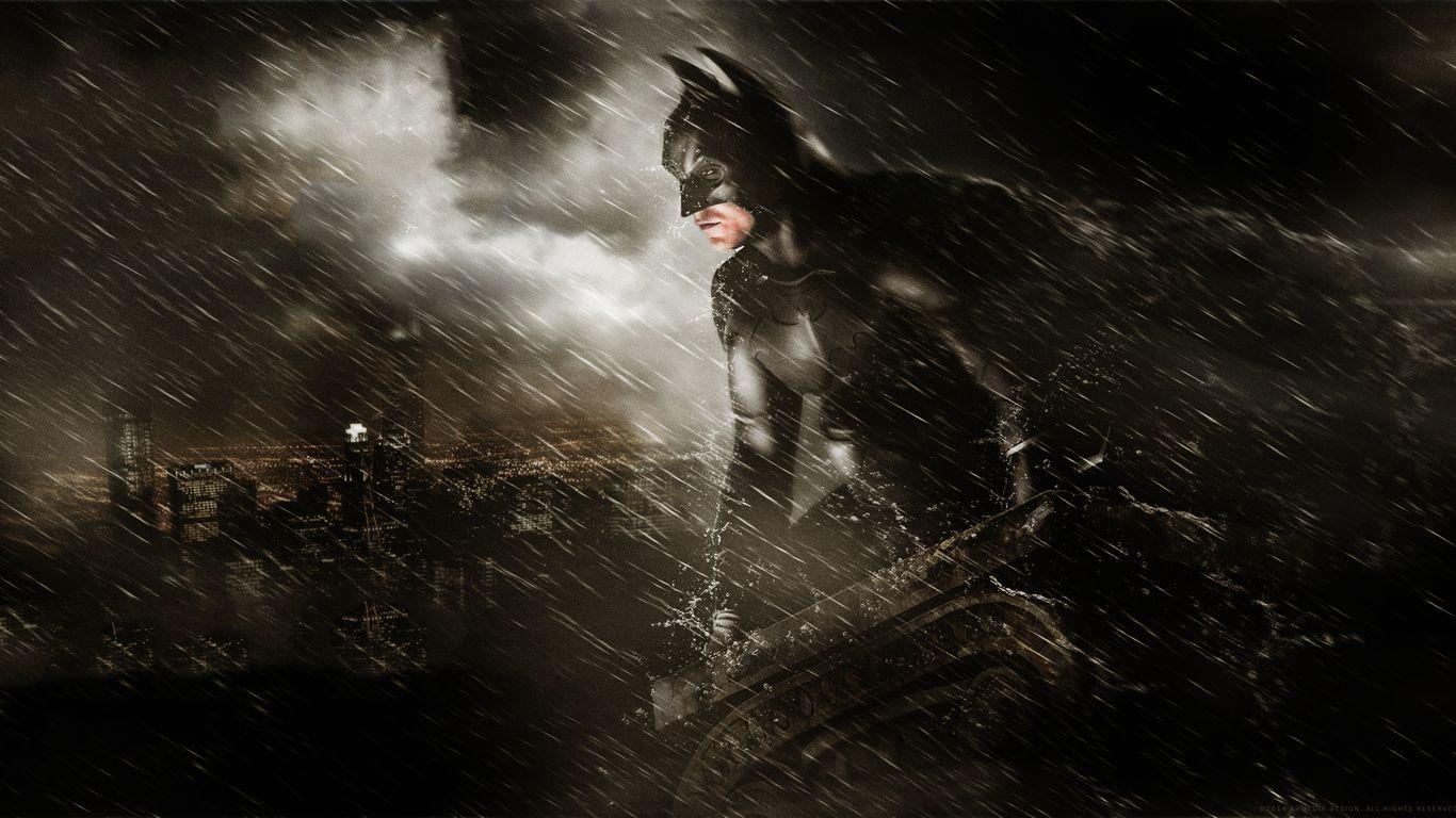 Batman Begins, 4K Movie, Hochauflösend, Filmkunst, Superheld, 1370x770 HD Desktop