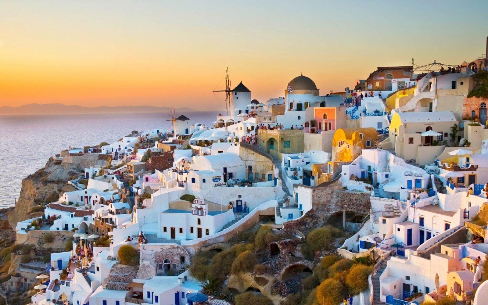 Hintergrund, Foto, Bild, Santorini, Griechenland, 1600x1000 HD Desktop