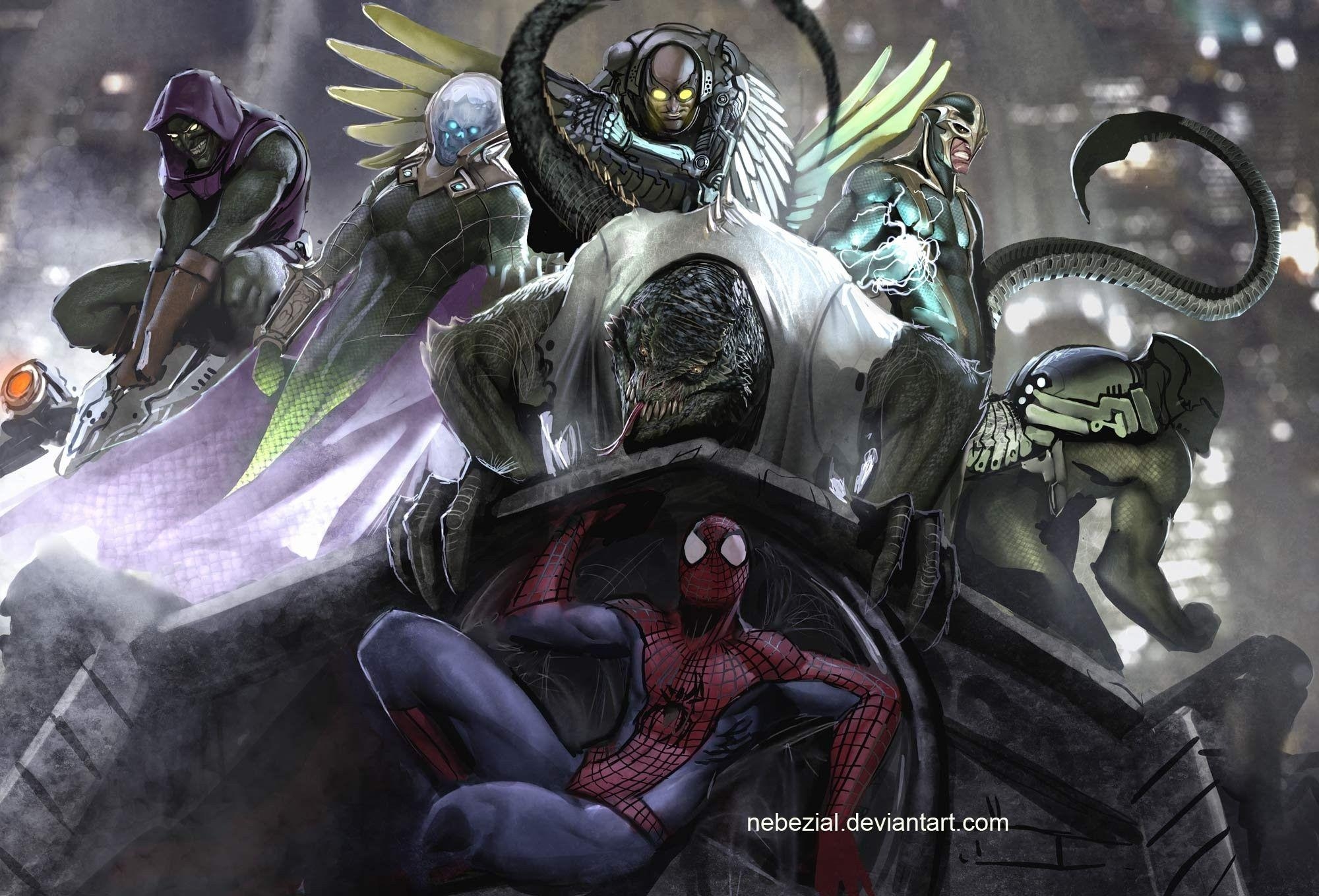 Comics, Spider-Man, Kunst, Grüne Kobold, Schurken, 2000x1360 HD Desktop