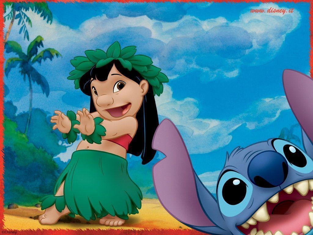 Lilo und Stitch, Cartoon, Hintergrund, Disney, Animation, 1030x770 HD Desktop