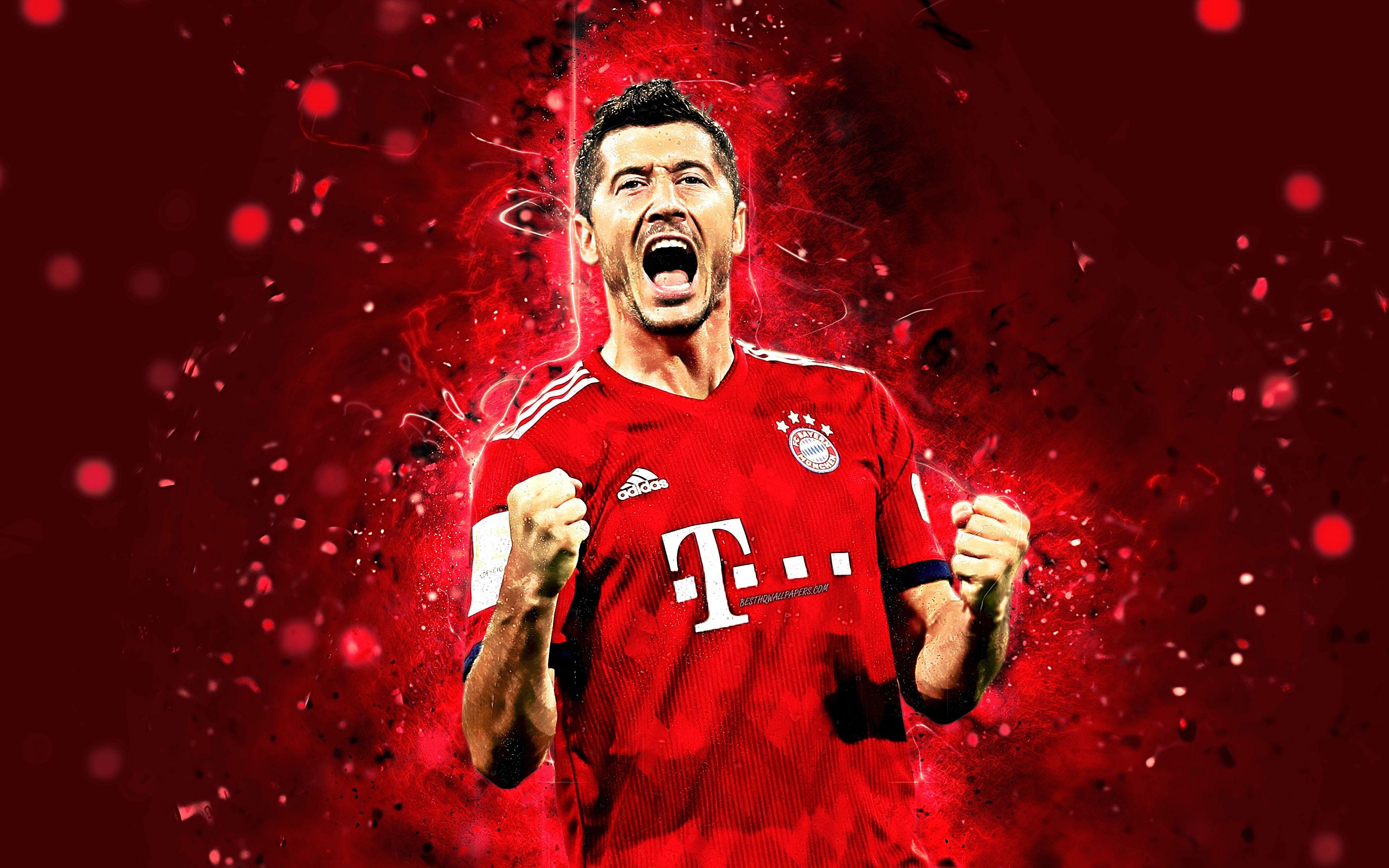 Robert Lewandowski, Hintergrund, Sport, Fußballstar, Wallpaper, 3840x2400 4K Desktop