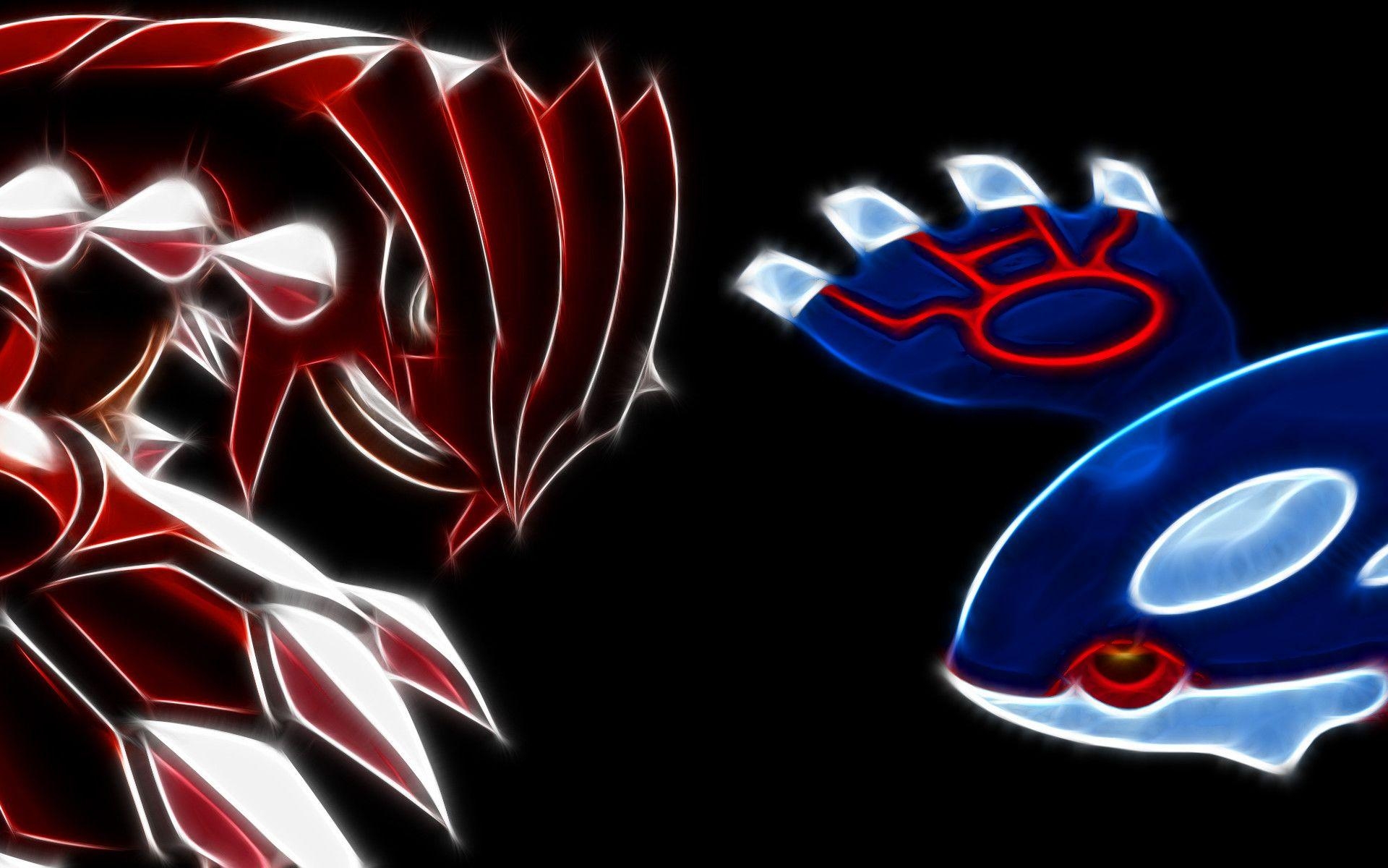 Kyogre, Anime, Groudon, Kampf, Pokémon, 1920x1200 HD Desktop