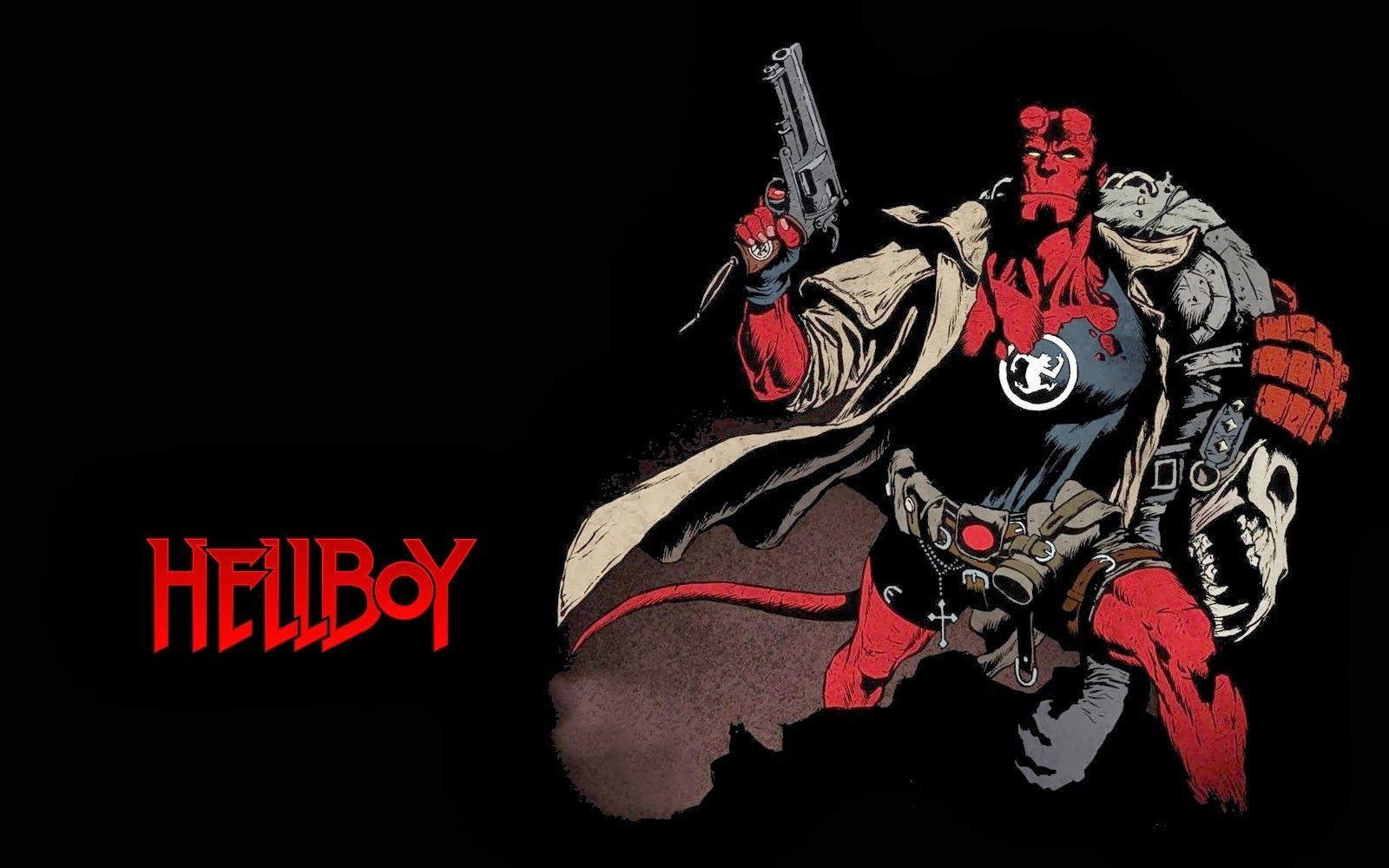 Hellboy Galerie, Comic, Hintergrund, Kunst, Dämon, 1600x1000 HD Desktop