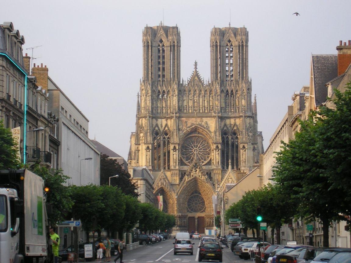 Notre Dame, Kathedrale, Reims, Frankreich, Foto, 1160x870 HD Desktop