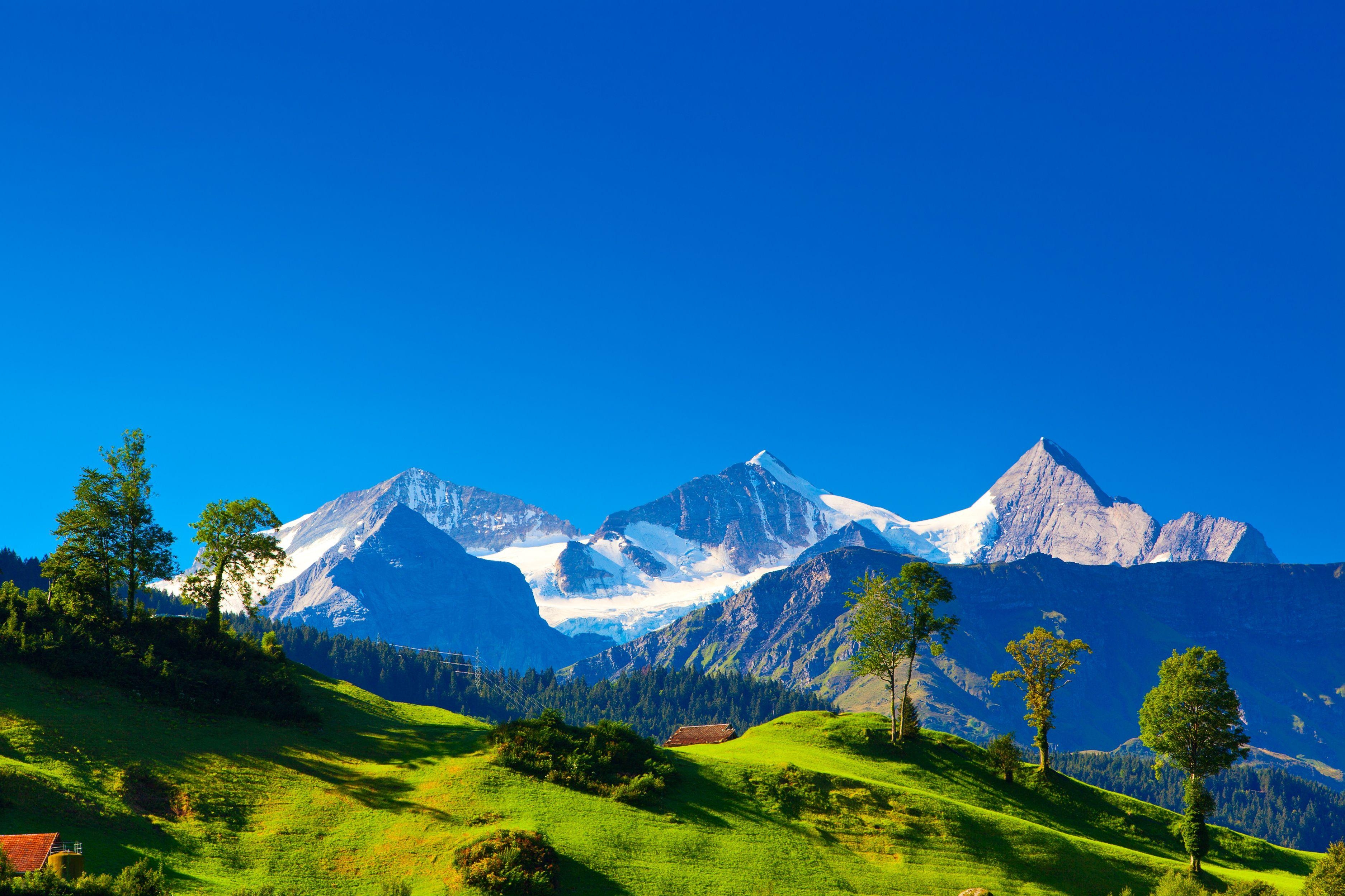 Schweiz, Alpen, Berglandschaft, Natur, HD, 3750x2500 4K Desktop