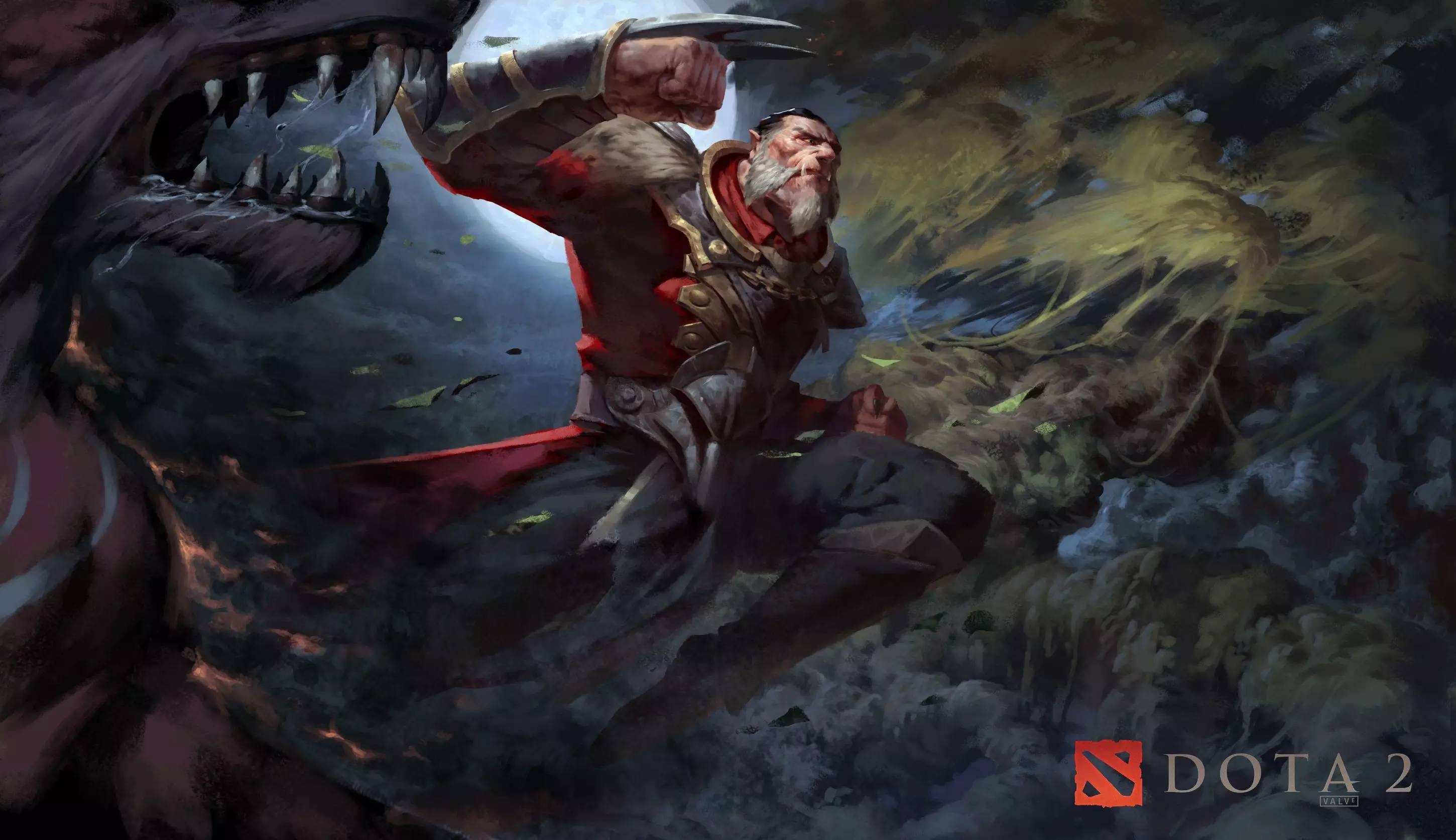 Dota 2, Kunst, Held, Spiel, Lykan, 2900x1680 HD Desktop