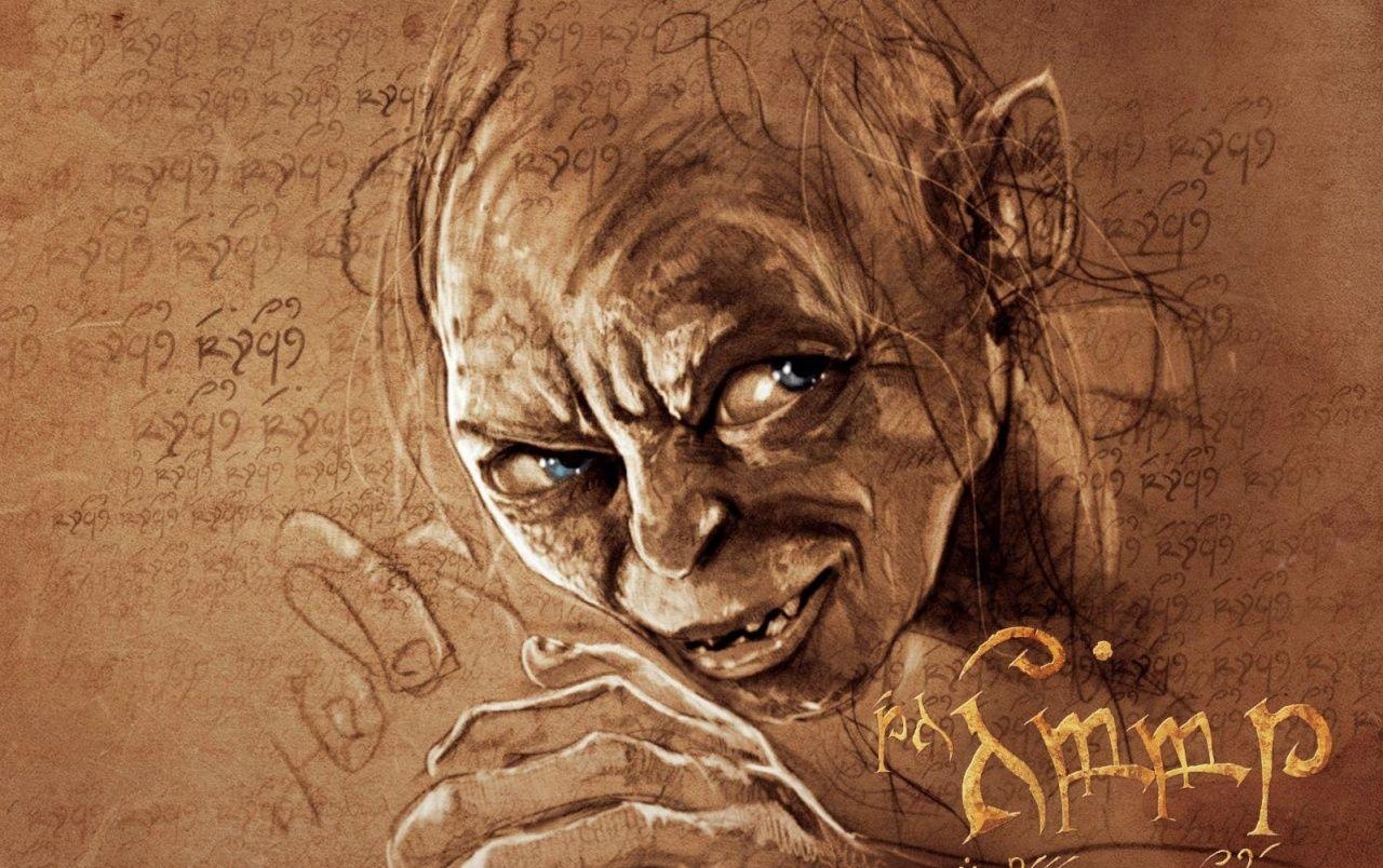 Der Hobbit, Gollum Kunst, HD, Fantasie, Film, 1280x810 HD Desktop