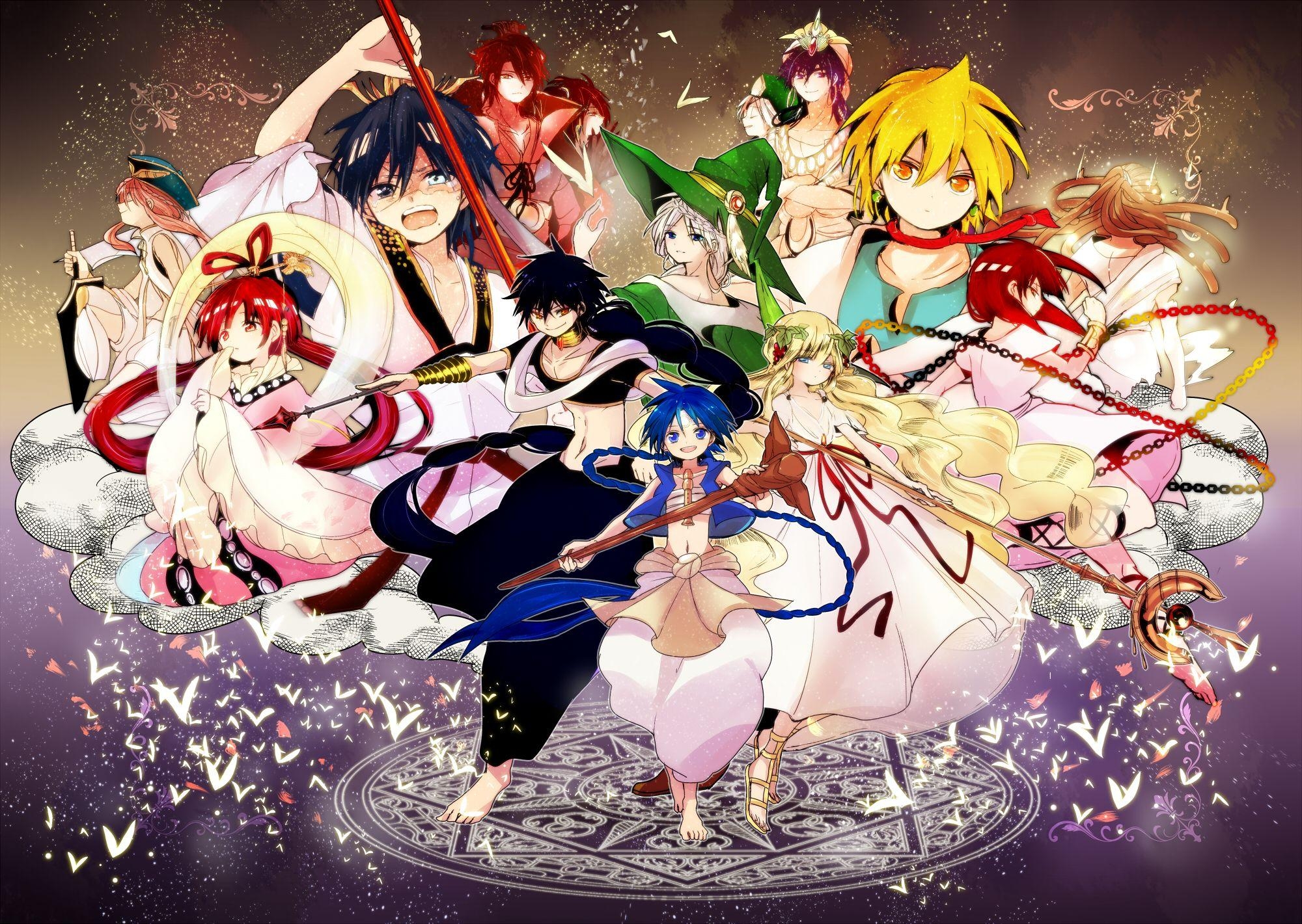 Magi Labyrinth, Magie, Hintergrund, HD, Abenteuer, 2000x1430 HD Desktop