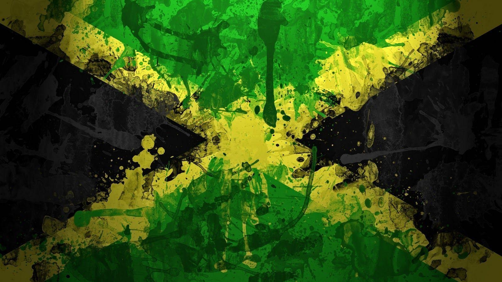 Rasta, Flagge, Jamaika, Lebend, Android, 1600x900 HD Desktop