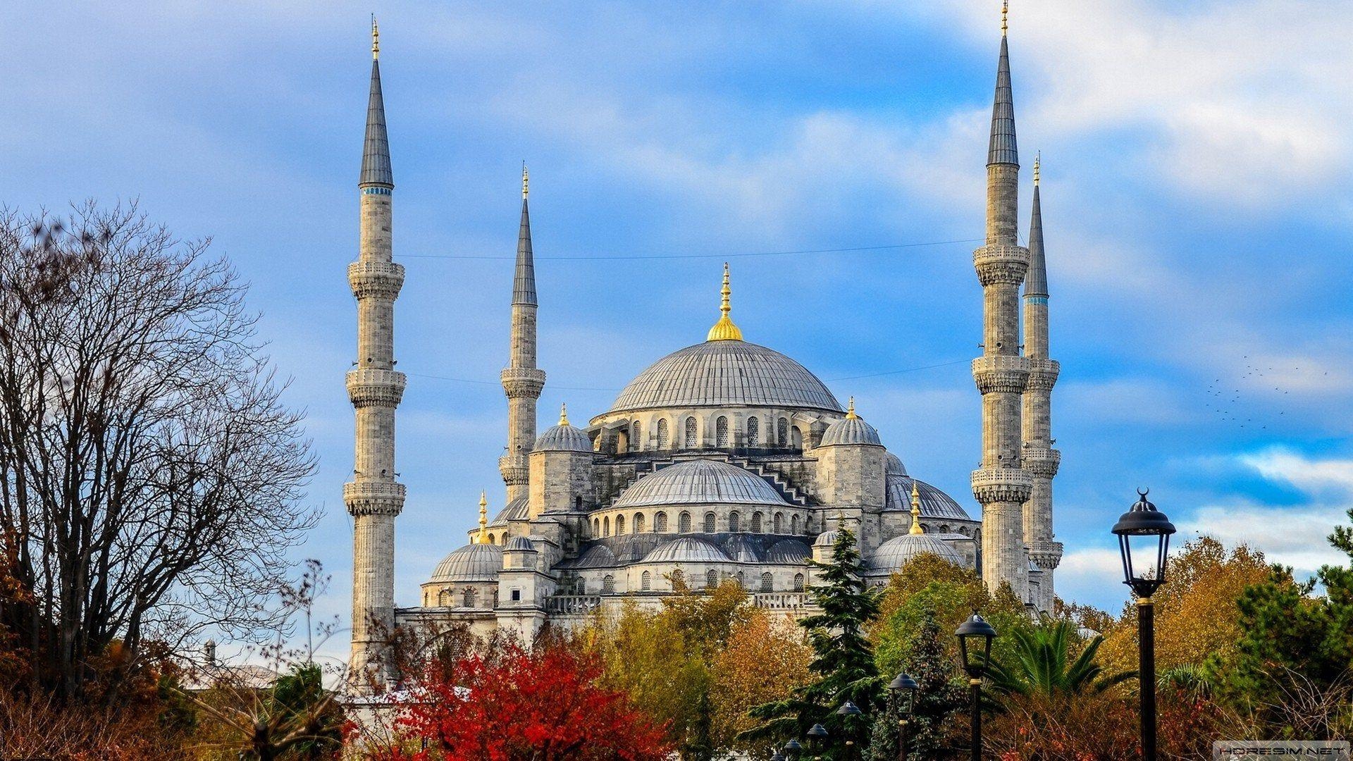 Blaue Moschee, Istanbul, Ahmet Camii, Türkei, Architektur, 1920x1080 Full HD Desktop