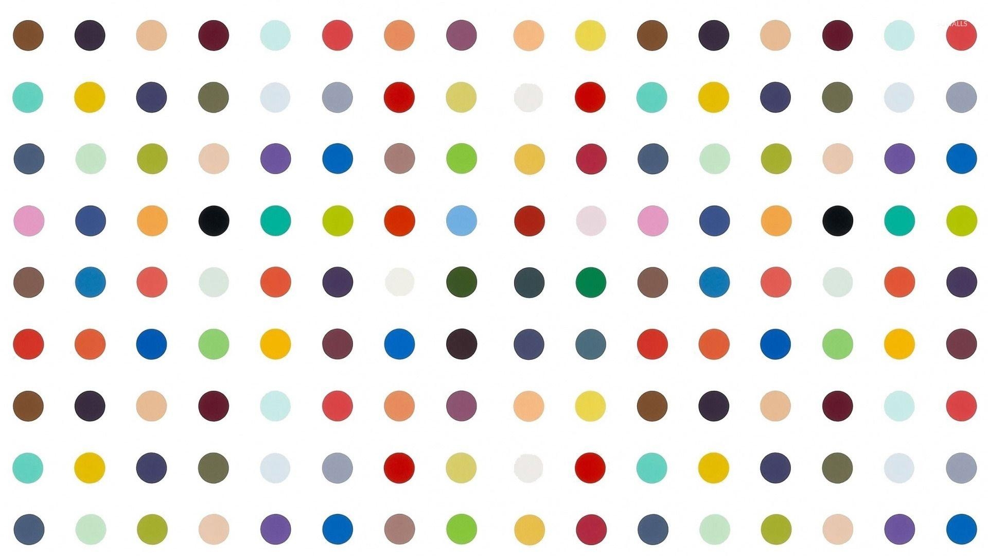 Farbenfrohe Punkte, Polka Dots, Stimmungsvoll, Kreativ, Fröhlich, 1920x1080 Full HD Desktop