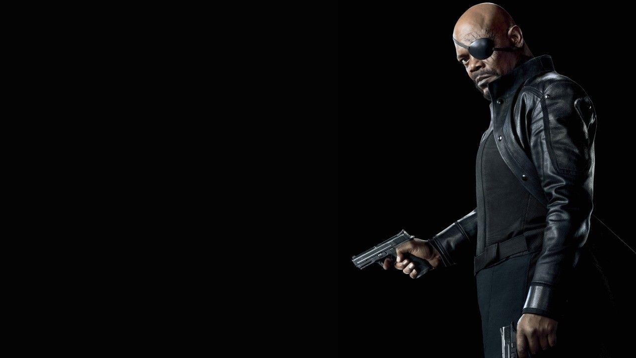 Nick Fury, Samuel L. Jackson, Captain Marvel, Film, Hintergrund, 1280x720 HD Desktop