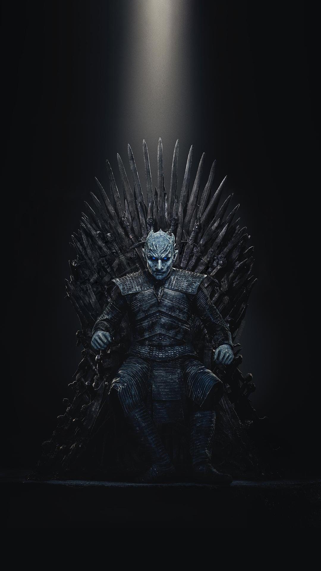 Eiserner Thron, Nachtkönig, Spoiler, Game of Thrones, Fantasy, 1080x1920 Full HD Handy