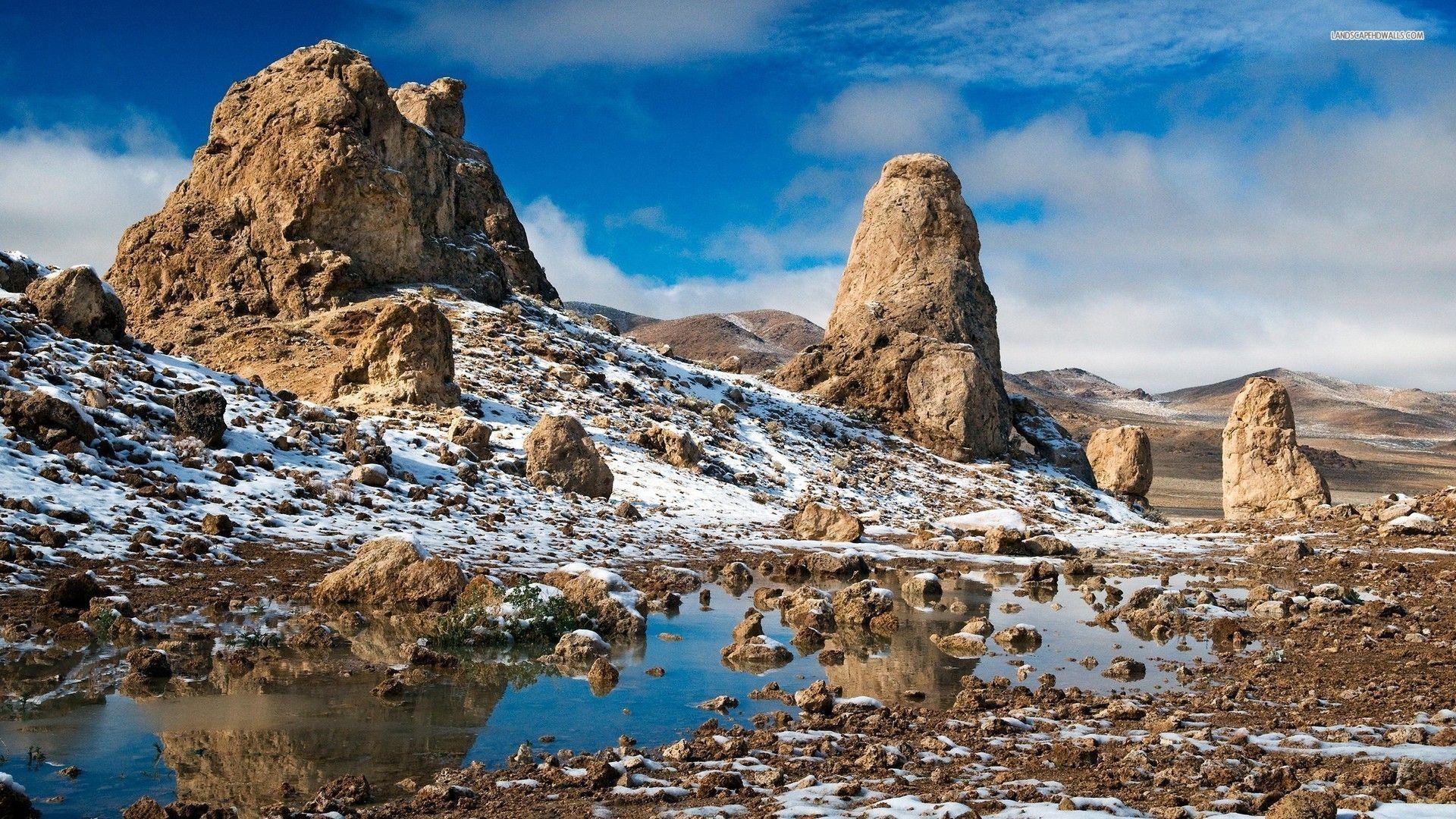 Nevada, Wüste, Winter, HD, Landschaft, 1920x1080 Full HD Desktop