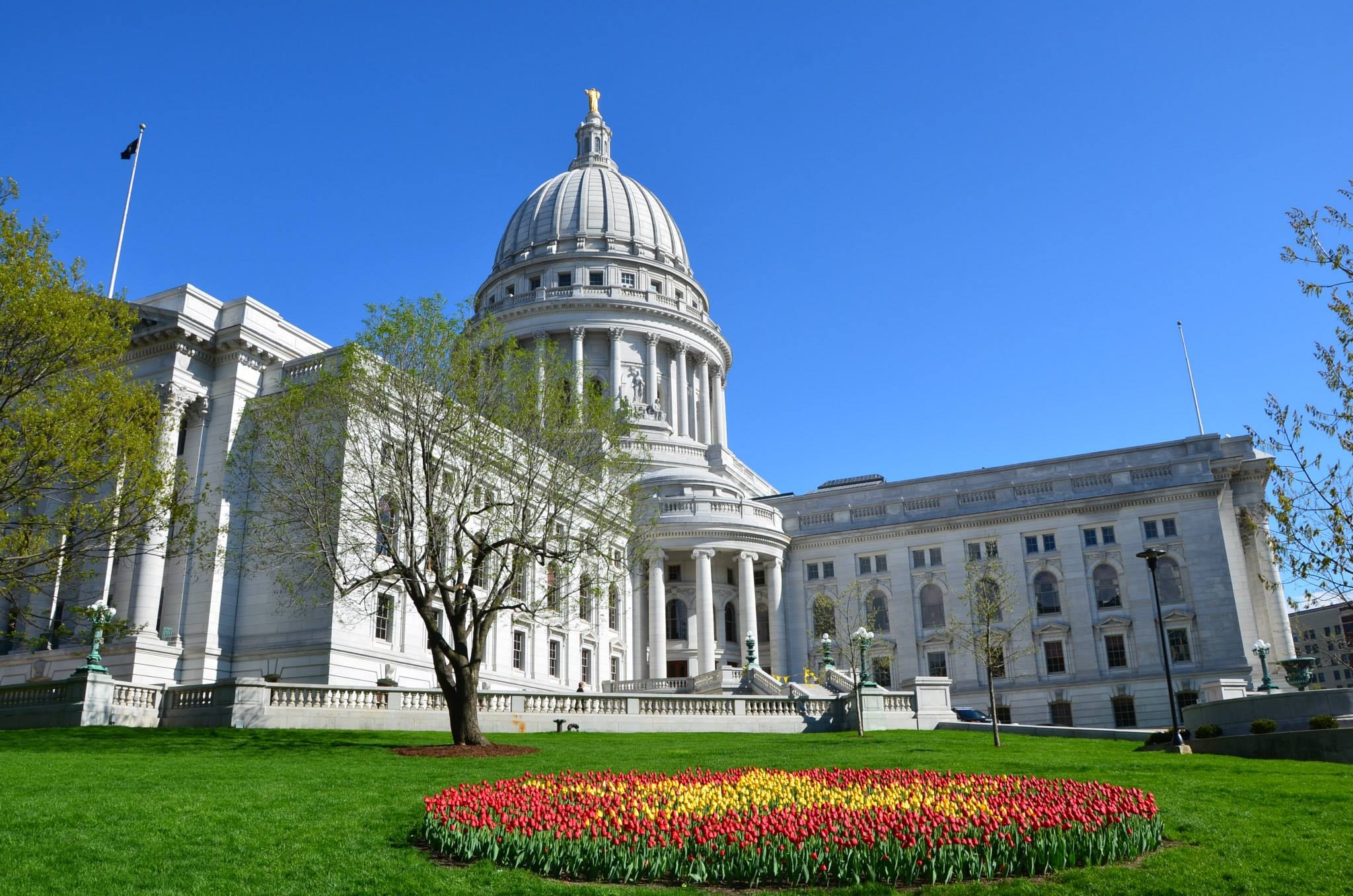 Madison, Wisconsin, State Capitol, Hintergrundbild, 2019, 2050x1360 HD Desktop