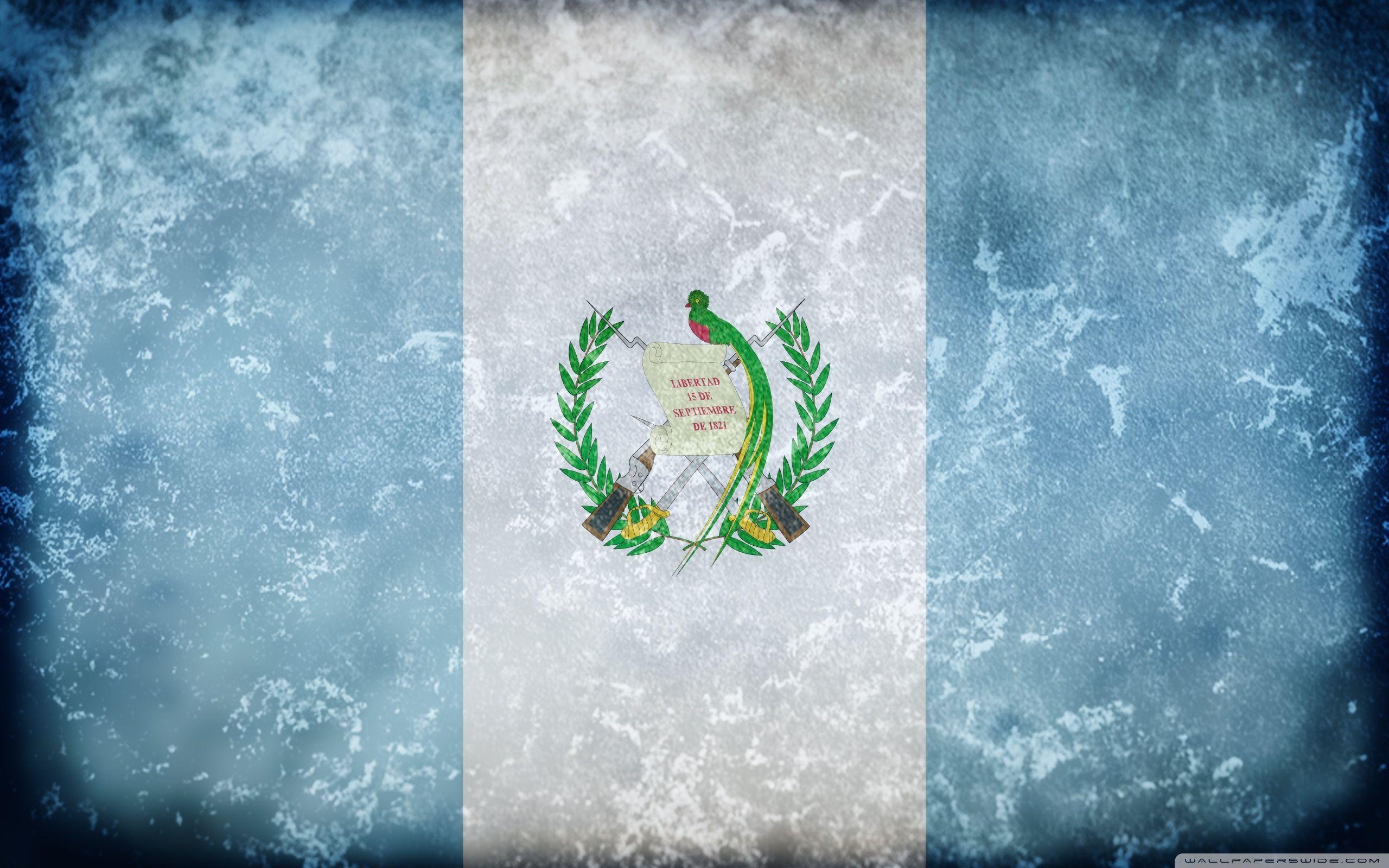 Guatemala, Grunge, Flagge, 4K, Hintergrundbild, 2560x1600 HD Desktop